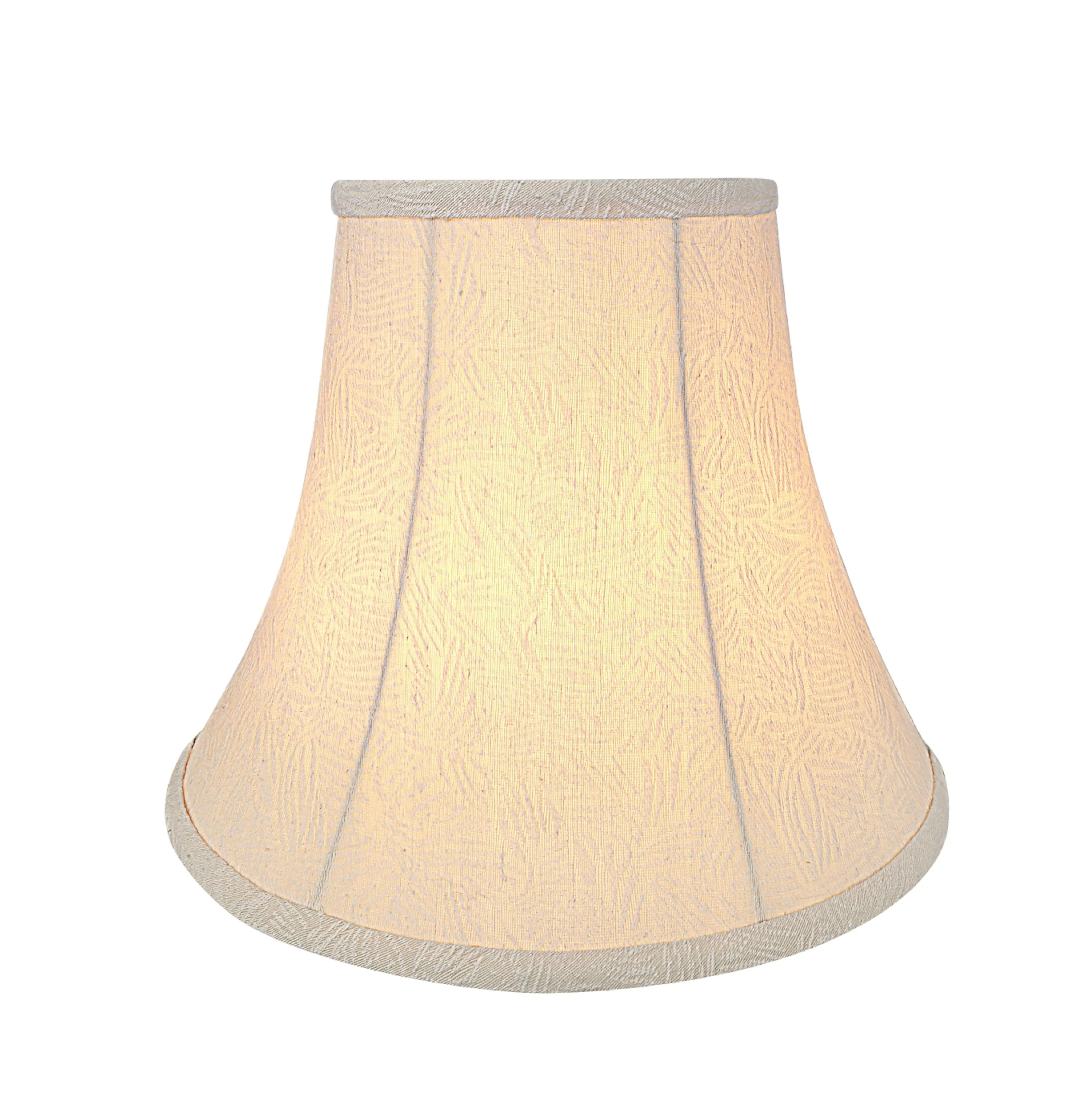 # 30167 Transitional Bell Shape Spider Construction Lamp Shade in Beige, 12" wide (6" x 12" x 9-1/2")