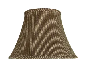 # 30215 Transitional Bell Shape Spider Construction Lamp Shade in Brown, 13" wide (7" x 13" x 9 1/2")