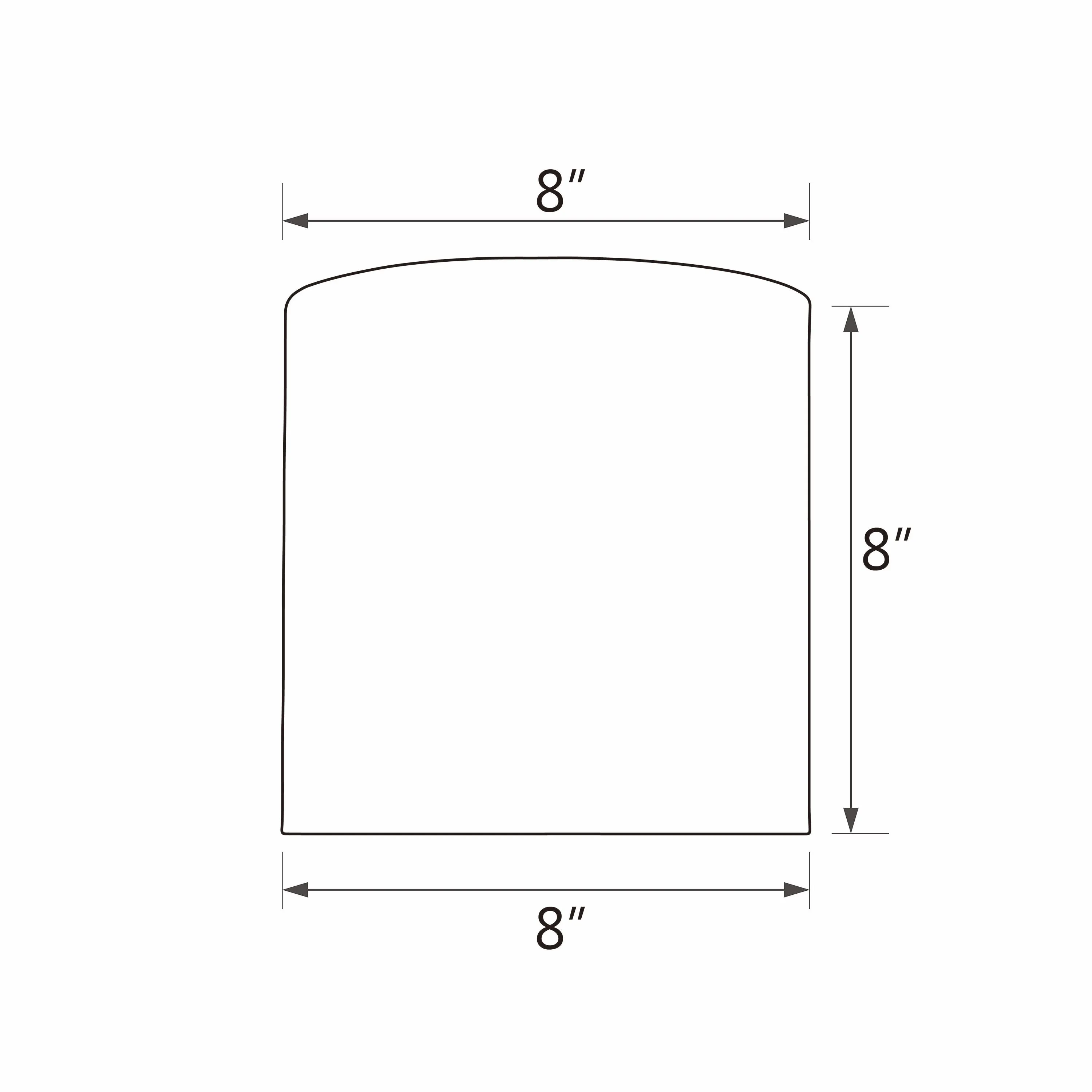 # 31059 Transitional Drum (Cylinder) Shaped Spider Construction Lamp Shade in Off White, 8" wide (8" x 8" x 8")