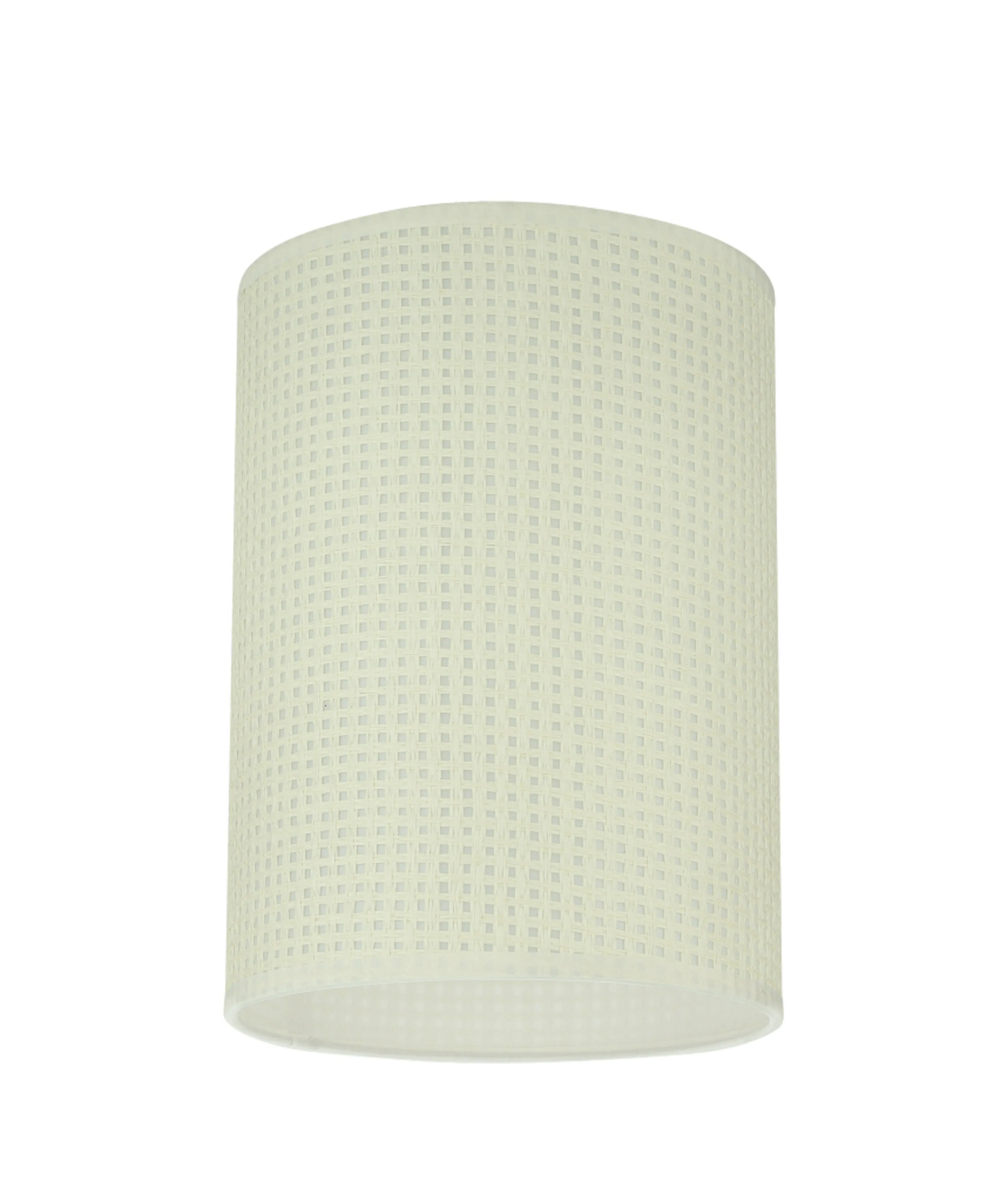 # 31123 Transitional Drum (Cylinder) Shaped Spider Construction Lamp Shade in Beige, 8" wide (8" x 8" x 11")