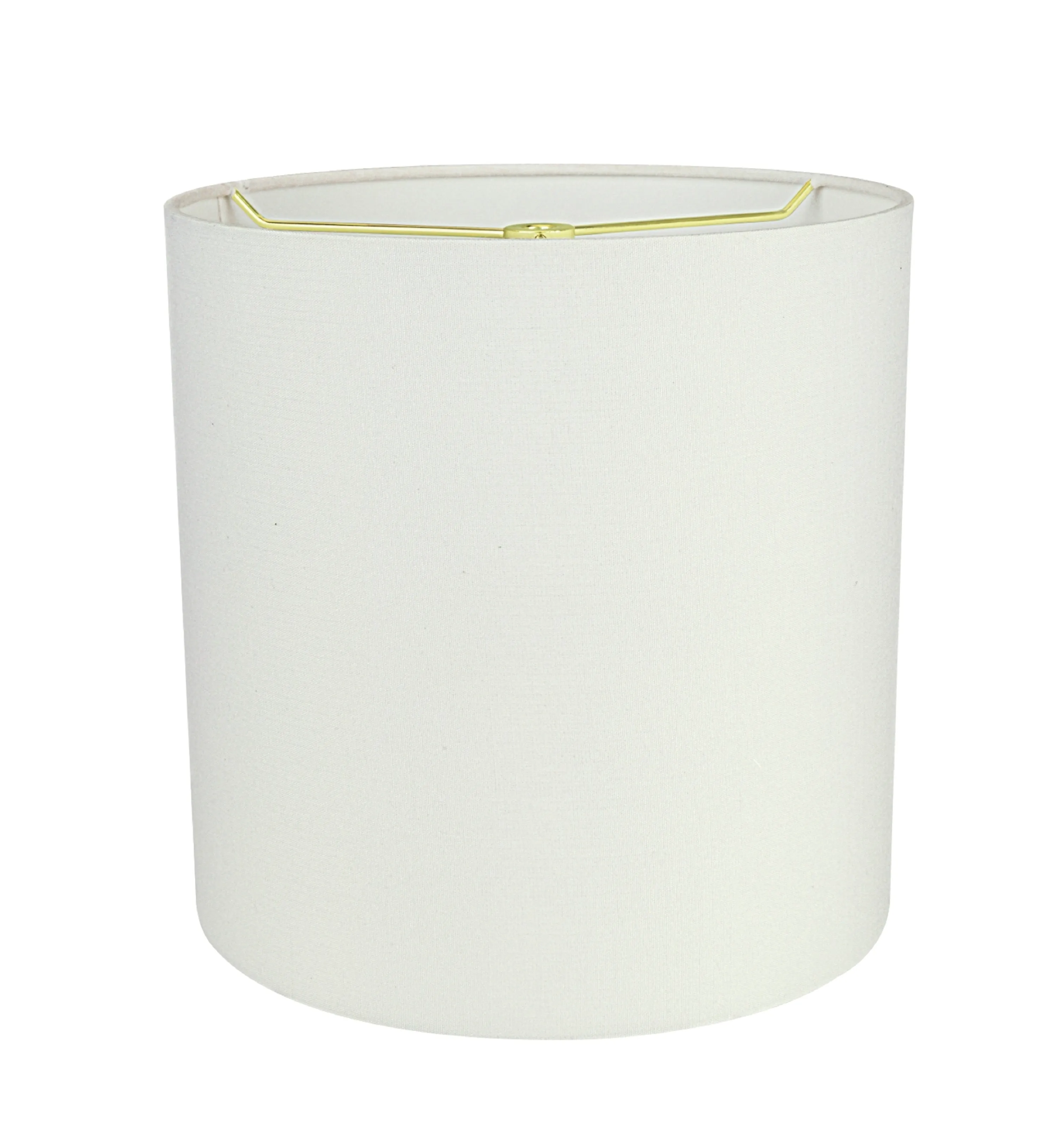 # 31312 Transitional Drum (Cylinder) Shape Spider Construction Lamp Shade in Off White, 10" wide (10" x 10" x 10")