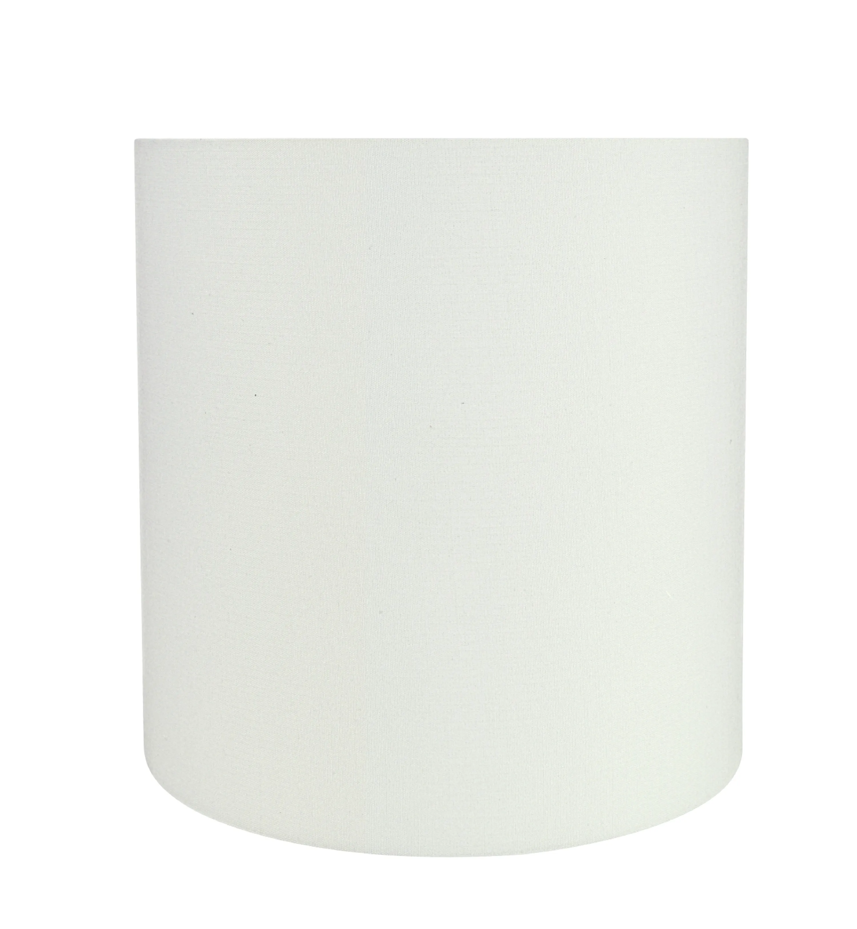 # 31312 Transitional Drum (Cylinder) Shape Spider Construction Lamp Shade in Off White, 10" wide (10" x 10" x 10")