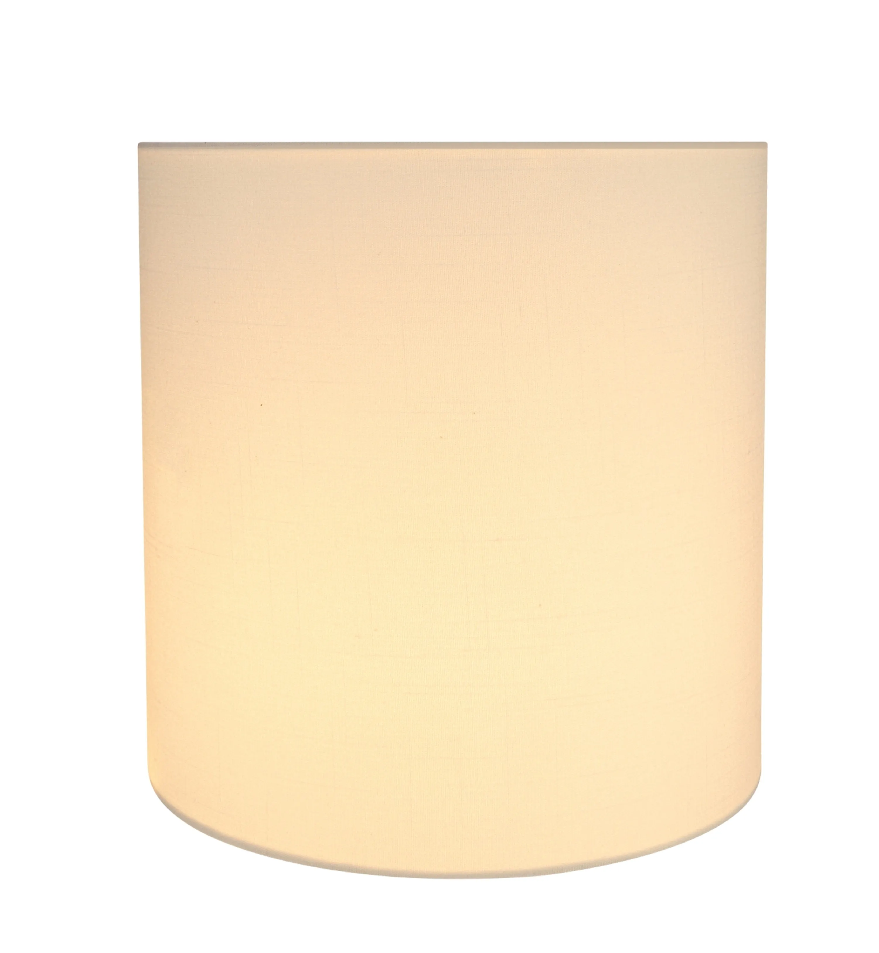 # 31312 Transitional Drum (Cylinder) Shape Spider Construction Lamp Shade in Off White, 10" wide (10" x 10" x 10")