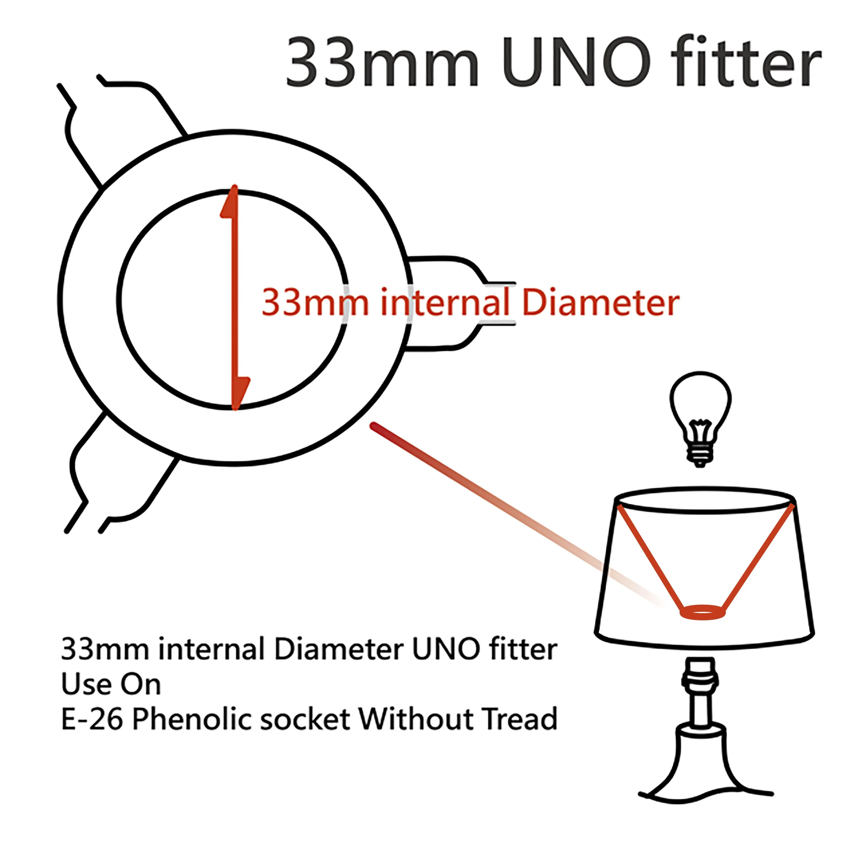 # 58879 Transitional Hardback Empire Shape UNO Construction Lamp Shade in Red, 12" wide (6" x 12" x 9")