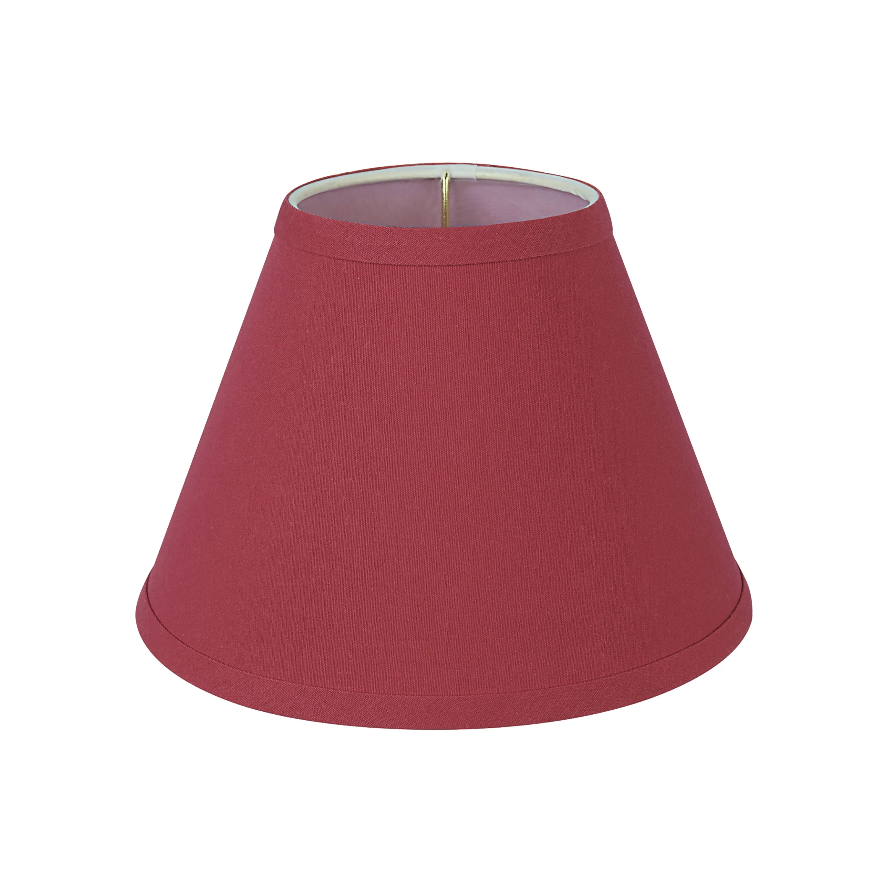 # 58879 Transitional Hardback Empire Shape UNO Construction Lamp Shade in Red, 12" wide (6" x 12" x 9")