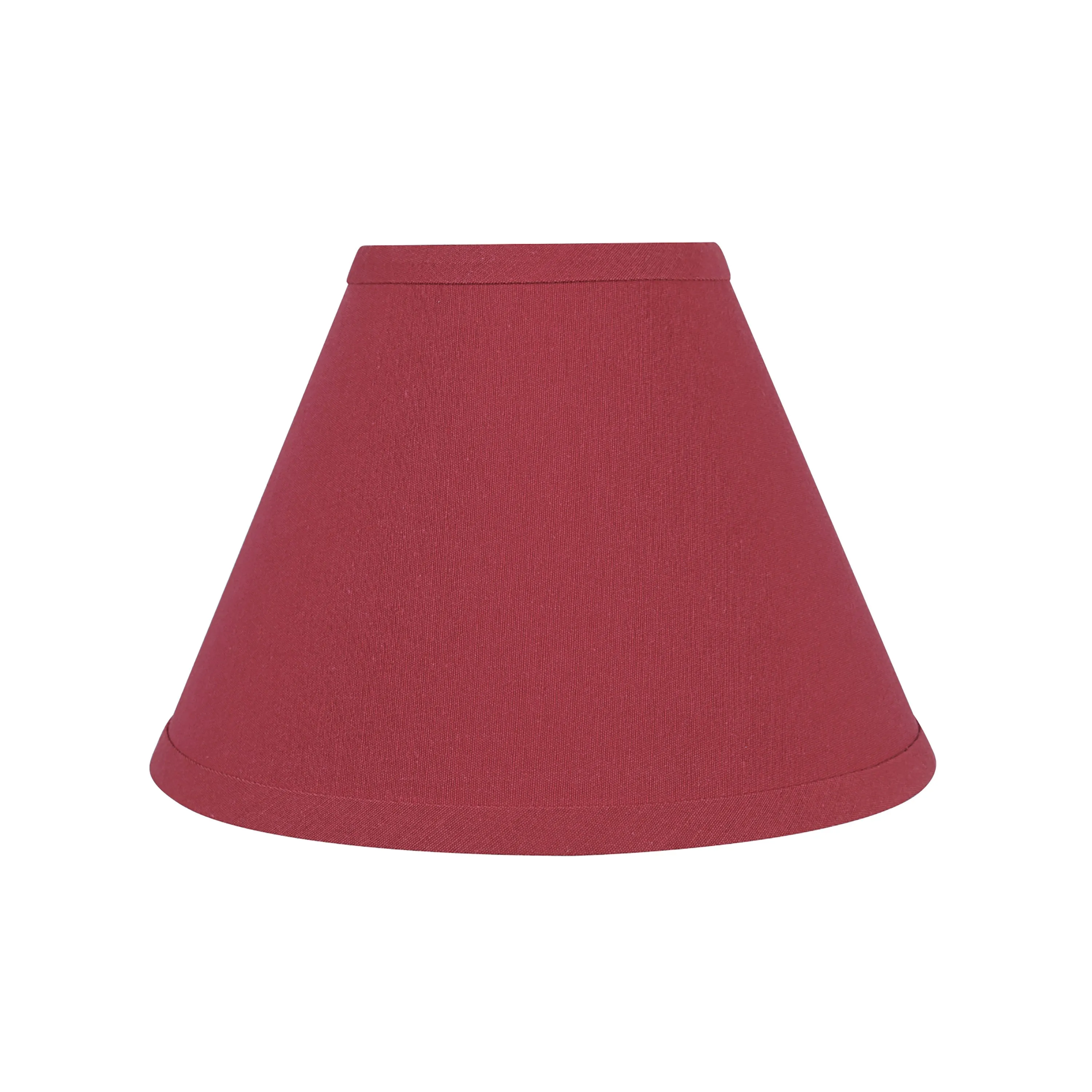 # 58879 Transitional Hardback Empire Shape UNO Construction Lamp Shade in Red, 12" wide (6" x 12" x 9")