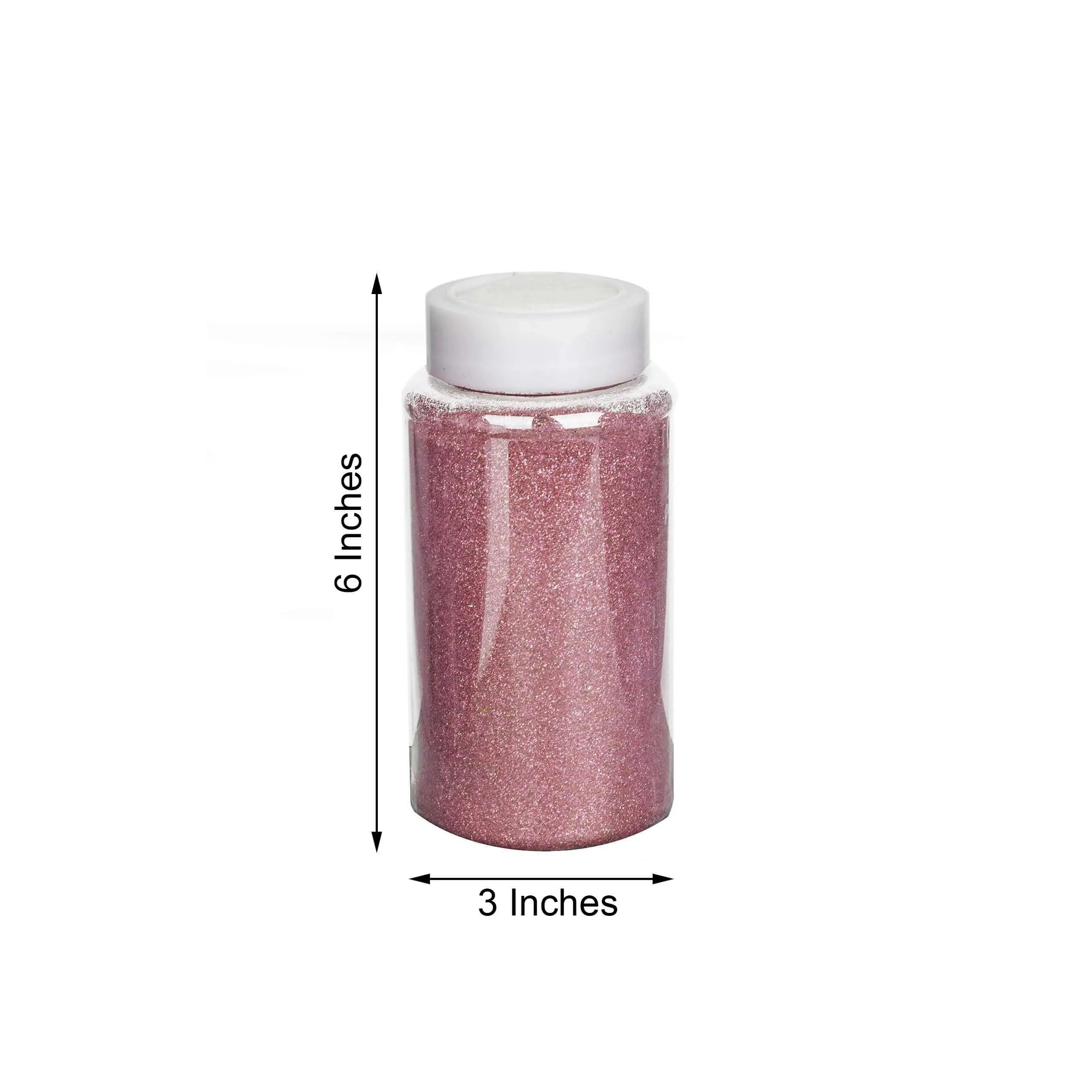 1 lb Bottle Nontoxic Rose Gold DIY Arts and Crafts Extra Fine Glitter