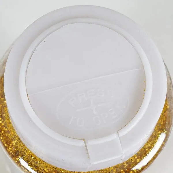 1 lb Bottle Nontoxic White DIY Arts and Crafts Extra Fine Glitter