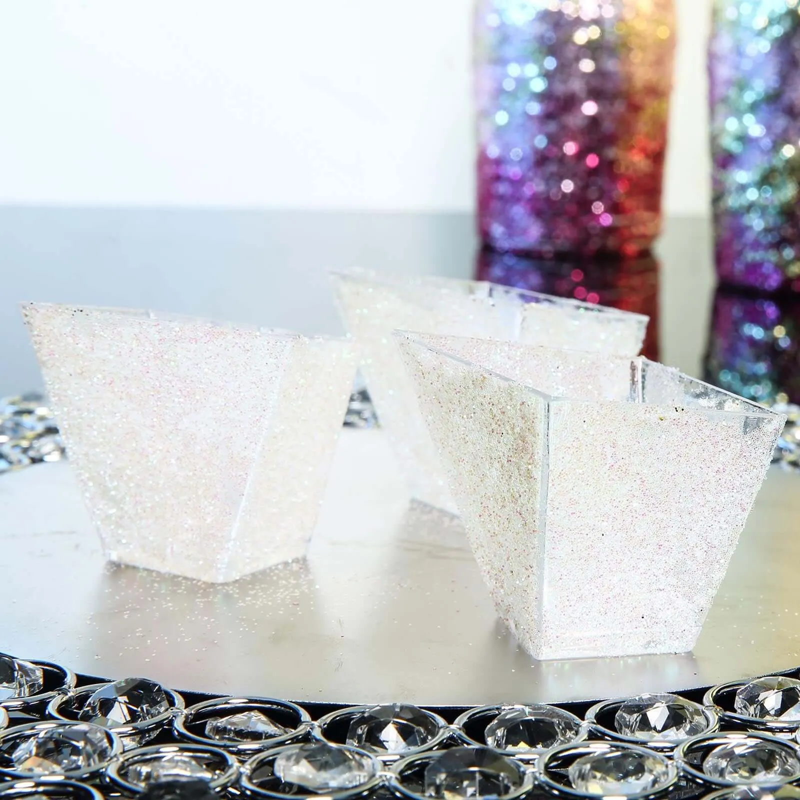 1 lb Bottle Nontoxic White DIY Arts and Crafts Extra Fine Glitter