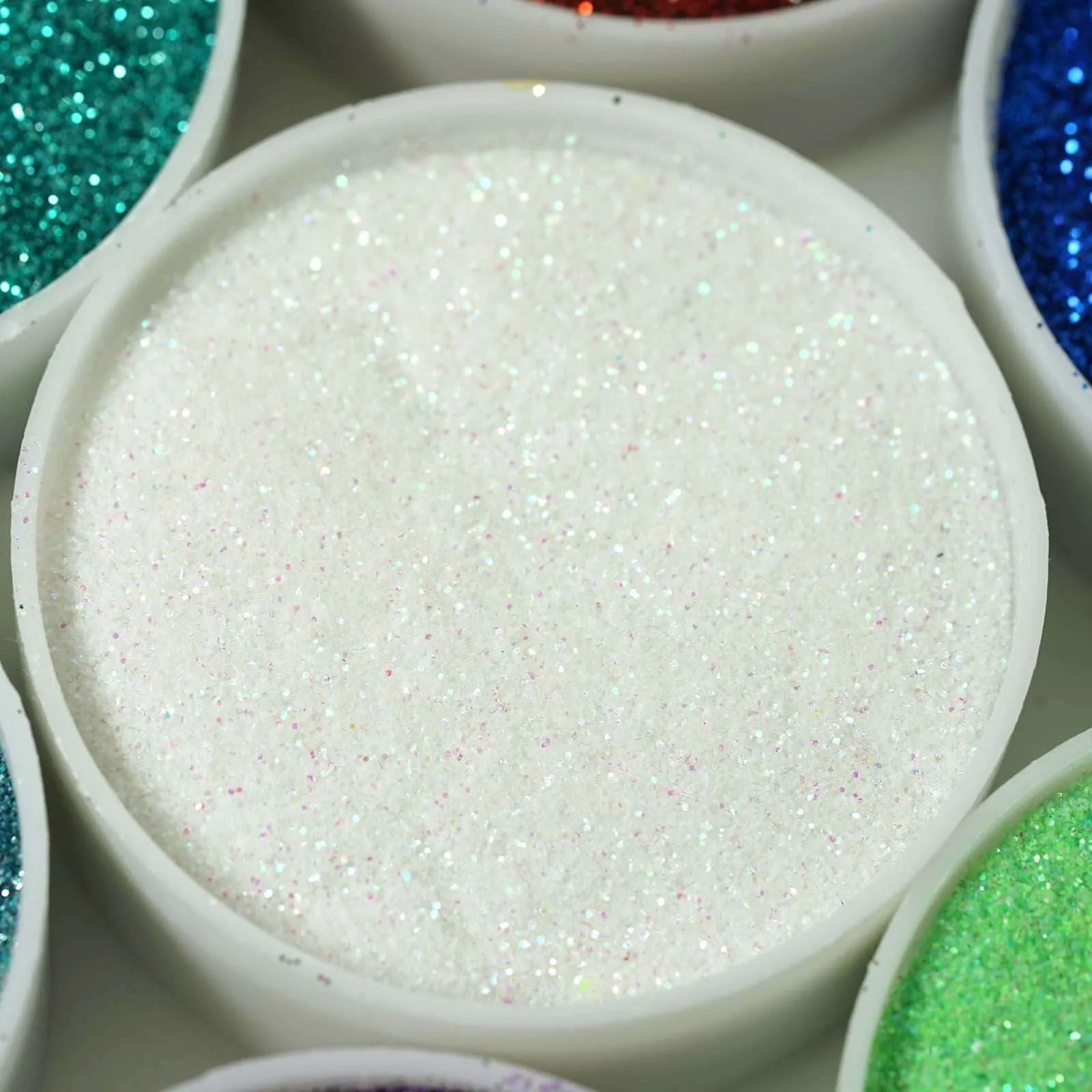 1 lb Bottle Nontoxic White DIY Arts and Crafts Extra Fine Glitter