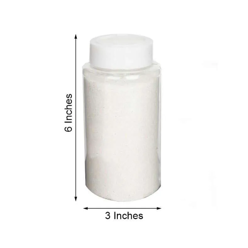 1 lb Bottle Nontoxic White DIY Arts and Crafts Extra Fine Glitter