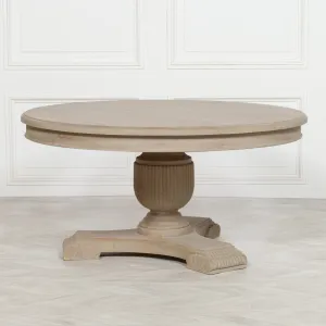 150Cm Rustic Round Dining Table