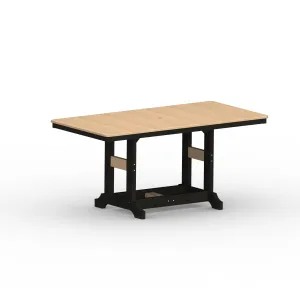 33" x 66" Rectangular Table - Hammered Finish