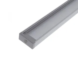 48in. Slim Channel Bundle with Classic Frosted Lens, Aluminum