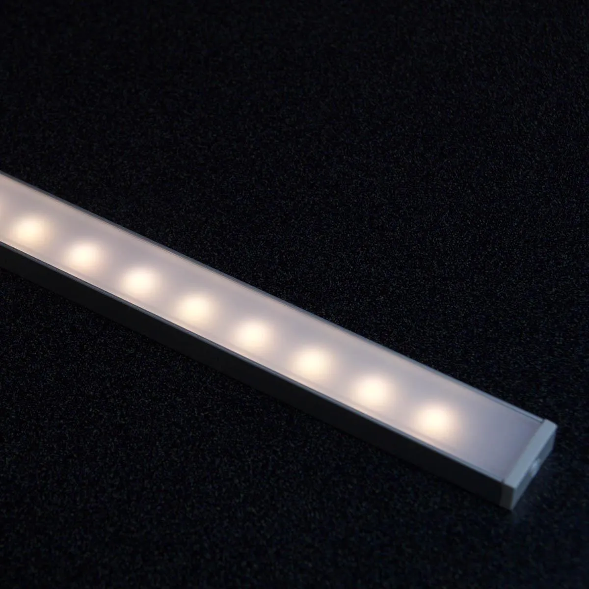 48in. Slim Channel Bundle with Classic Frosted Lens, Aluminum