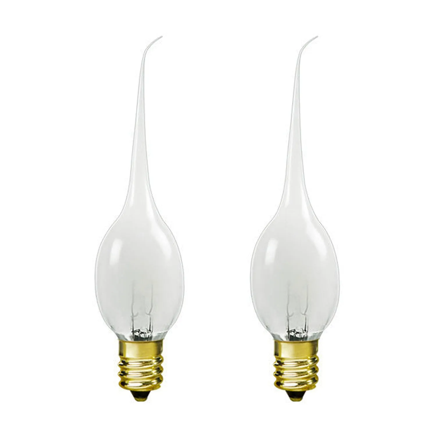 6 Watt Silicone Bulb Candelabra Base 2 pack