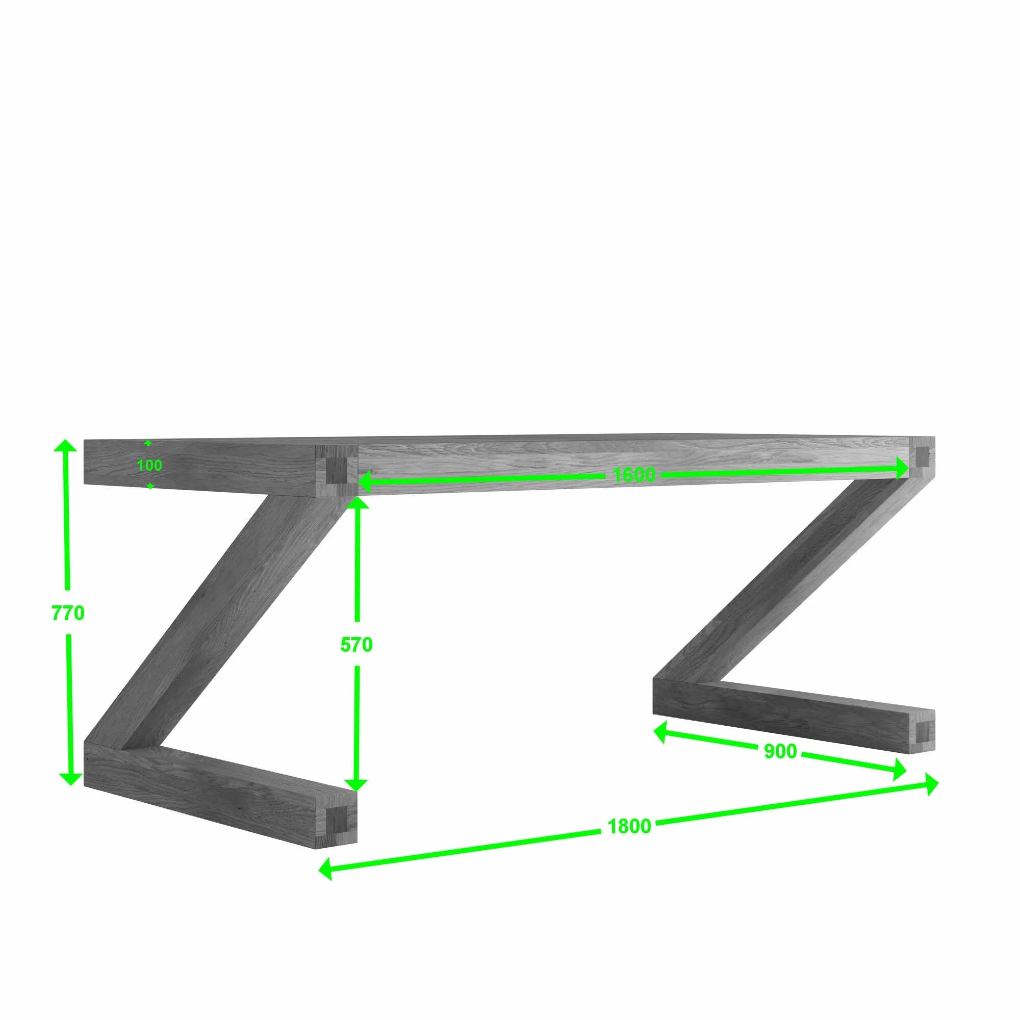 6 X 3 Z Dining Table