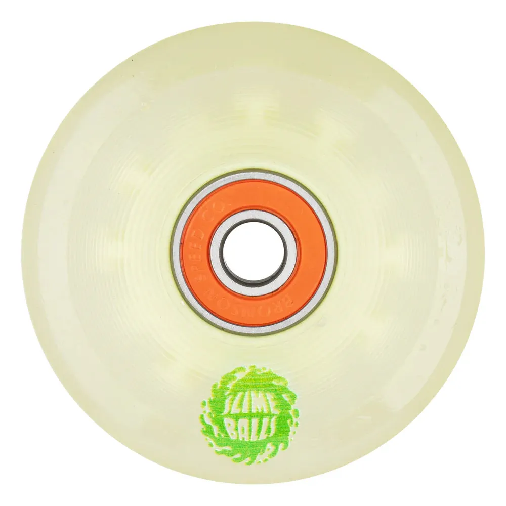 60mm Creature Atomic Light Ups Glow In The Dark 78a Slime Balls Skateboard Wheels