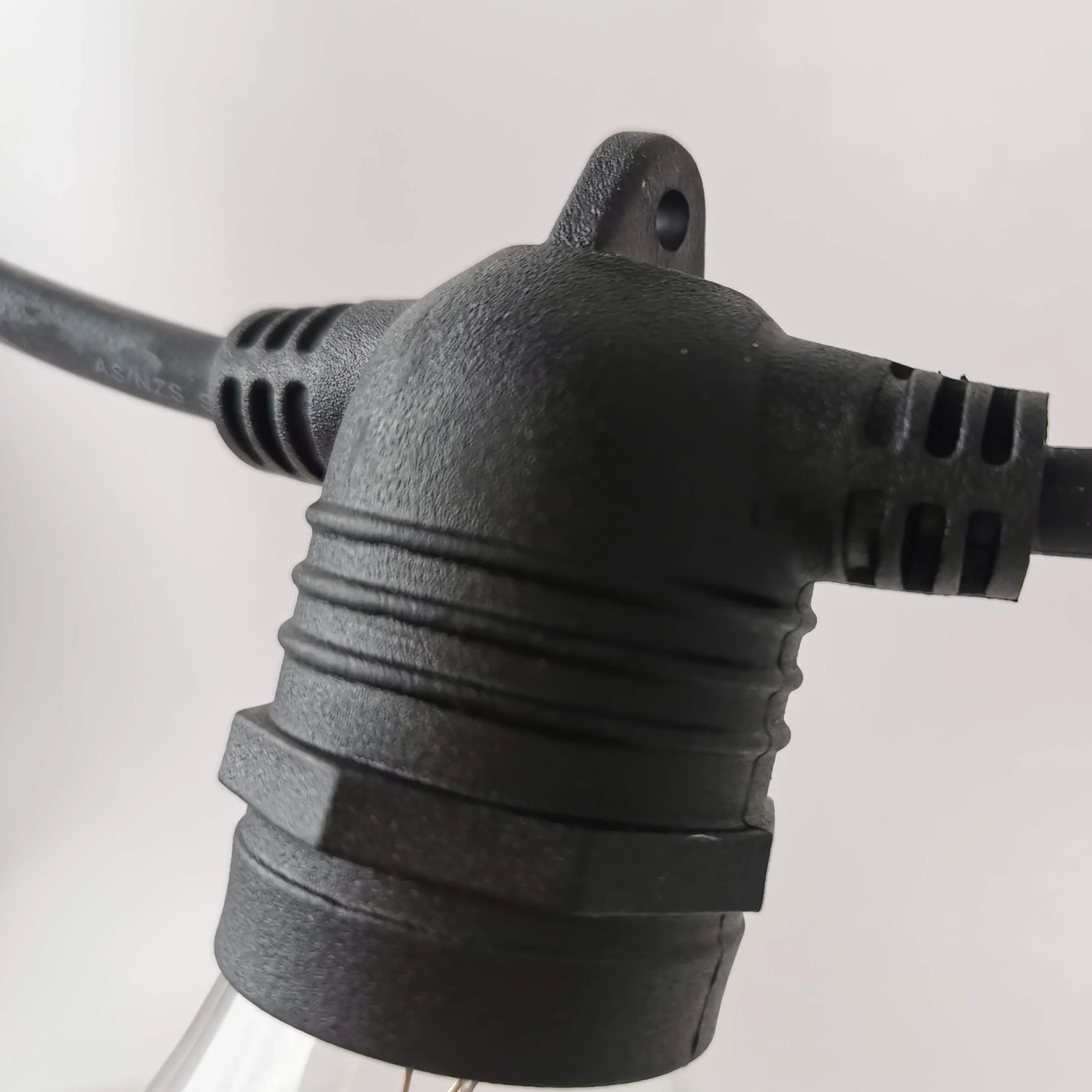 A60 Clear Bulb | 10m 10 Bulbs | Flush Mount Dimmable Festoon Lights