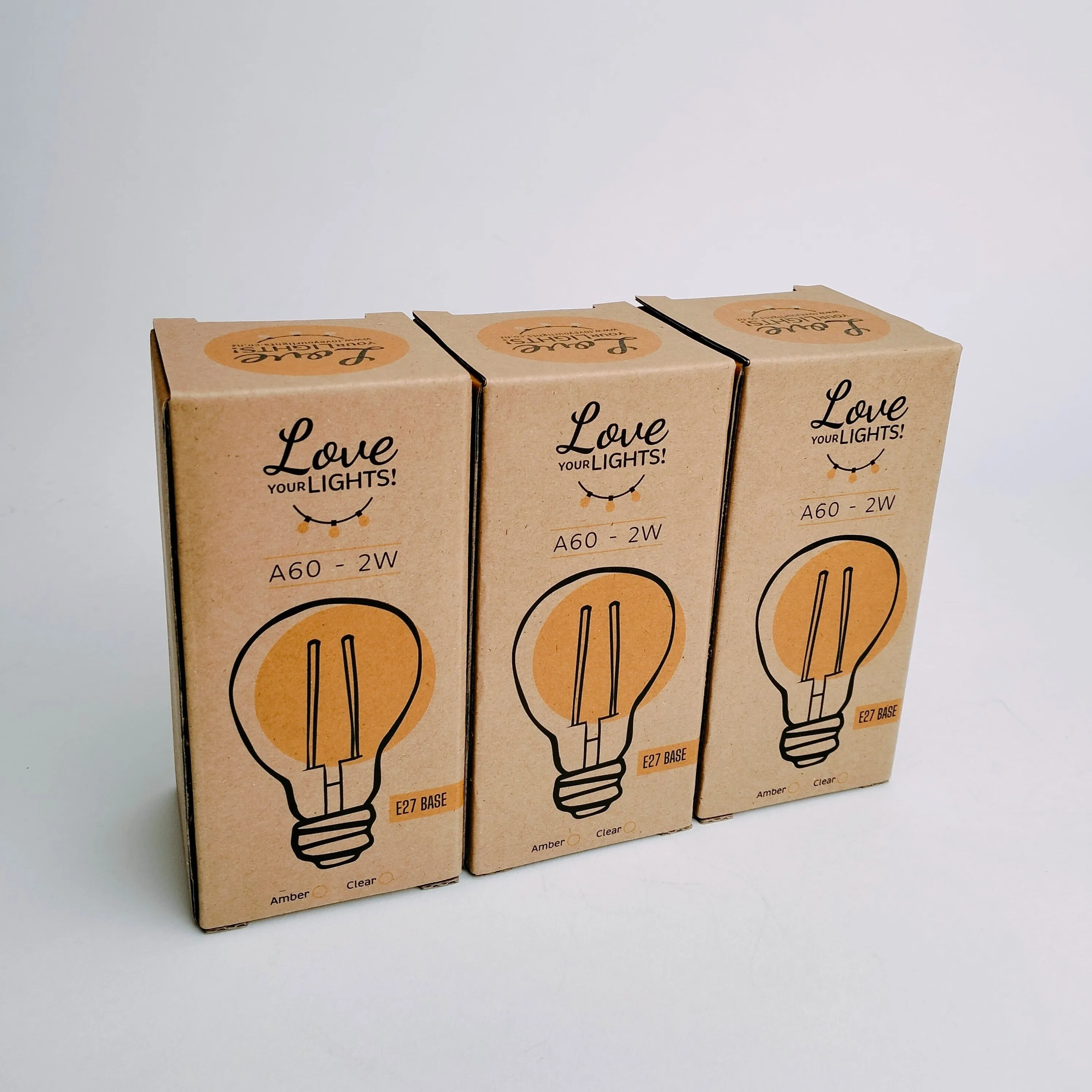 A60 Clear Bulb | 10m 20 Bulbs | Drop Hang Dimmable Festoon Lights