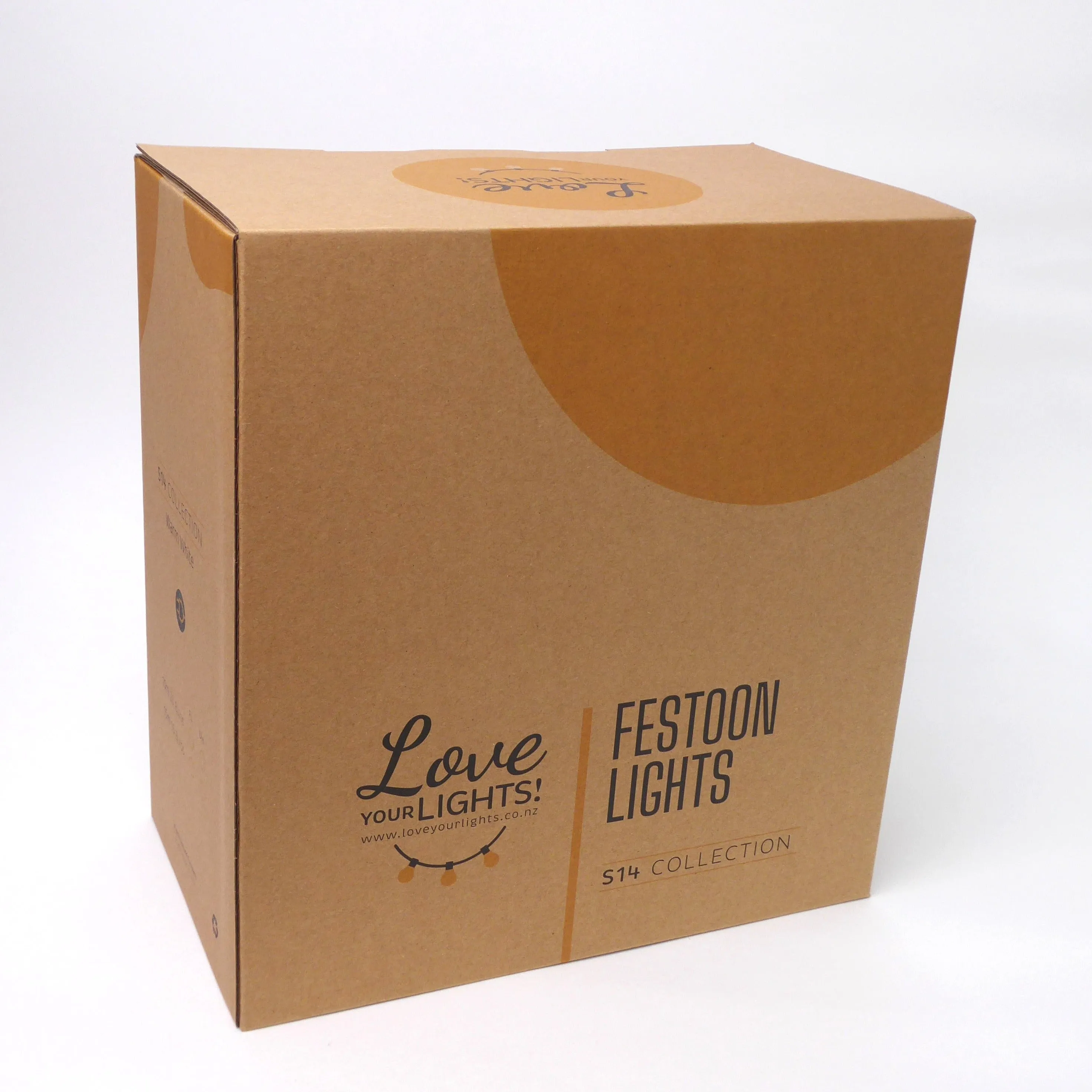 A60 Clear Bulb | 10m 20 Bulbs | Drop Hang Dimmable Festoon Lights