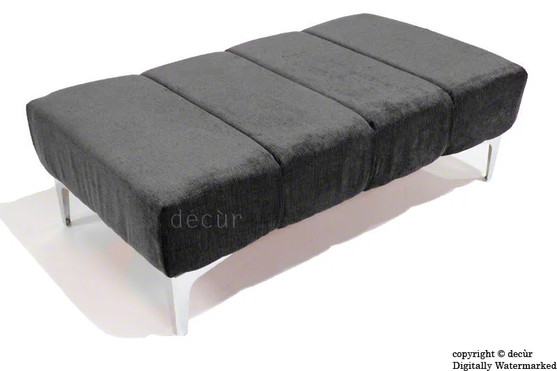 Abi Footstool - Black with Optional Storage