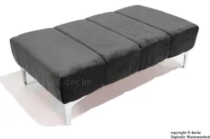Abi Footstool - Black with Optional Storage