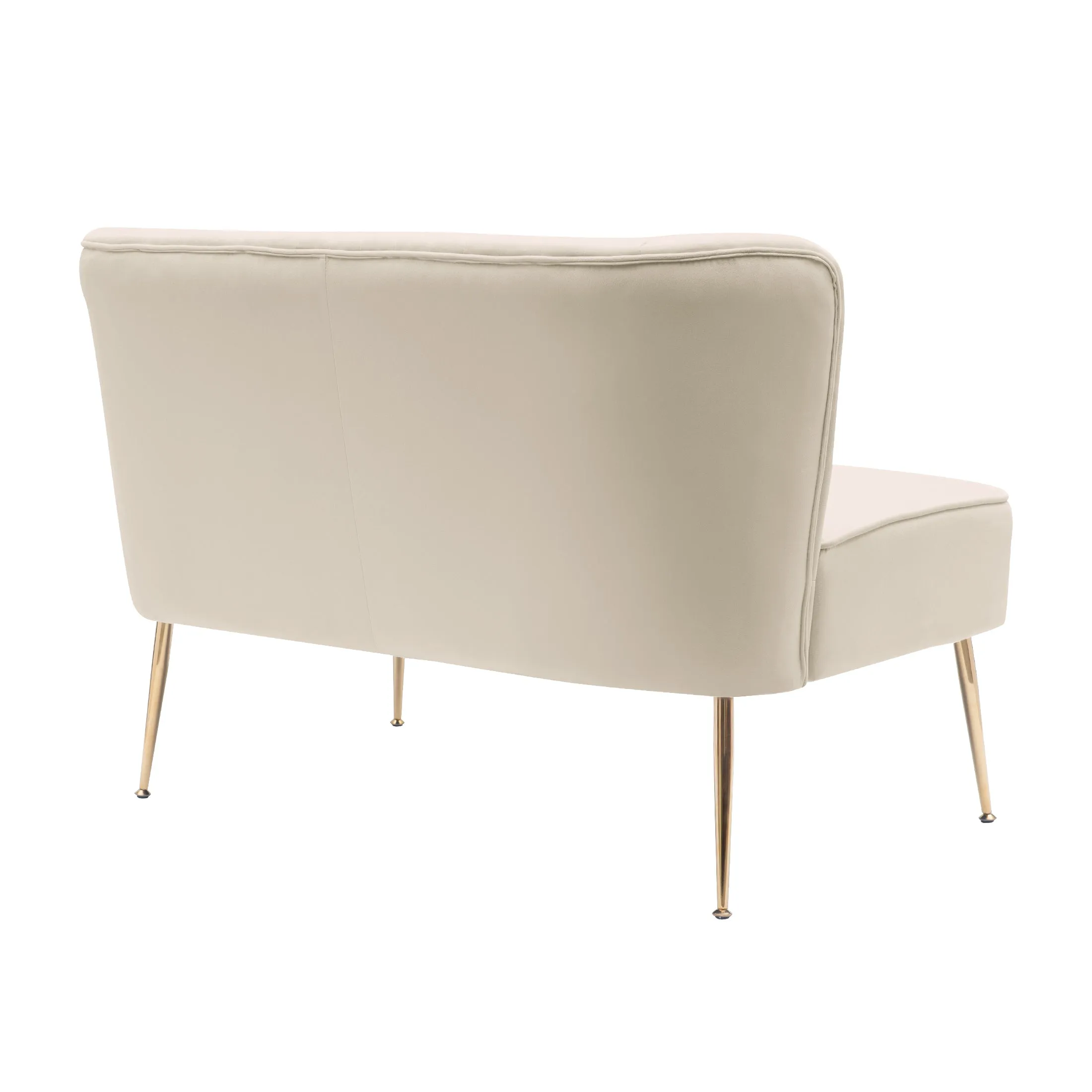 Alaia 46" Wide Upholstered Velvet Love Seat Sofa