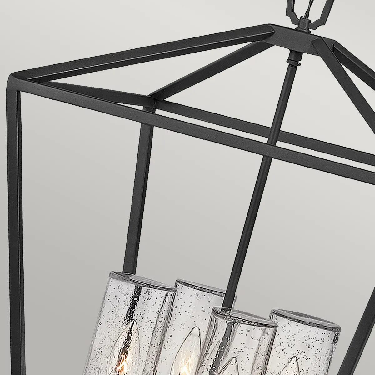 Alford Place 4 Light Outdoor Pendant - Museum Black IP44 E14
