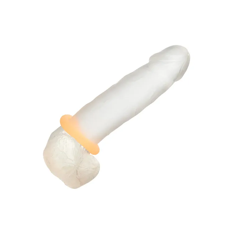 Alpha Liquid Silicone Glow-In-The-Dark Prolong Medium Cock Ring