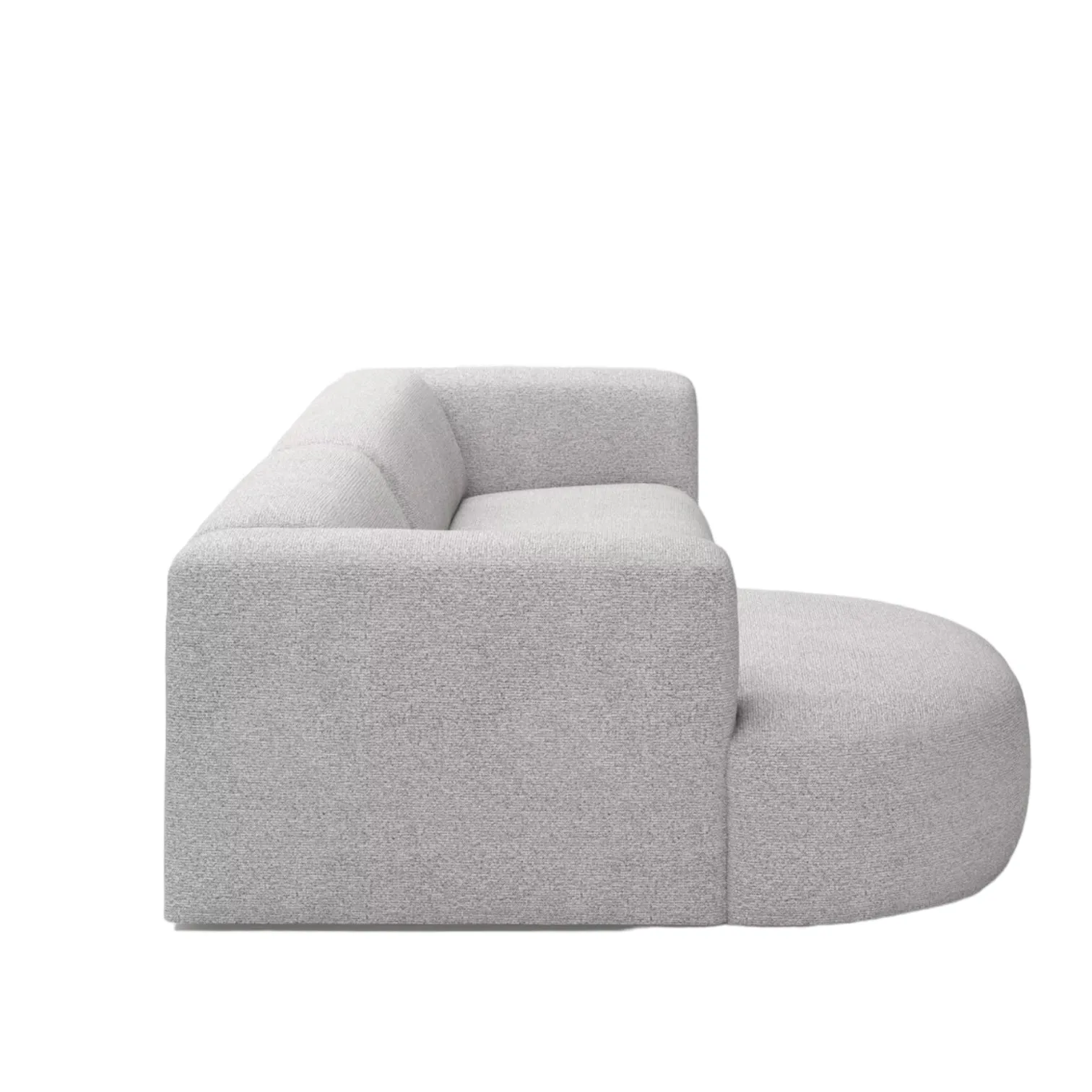 Amanda Sectional Curve Chaise Sofa