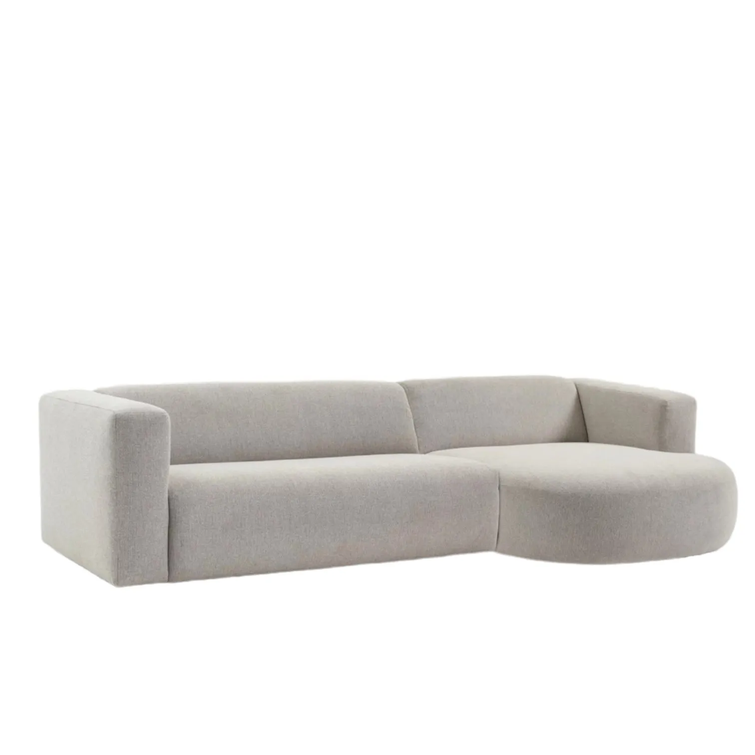 Amanda Sectional Curve Chaise Sofa
