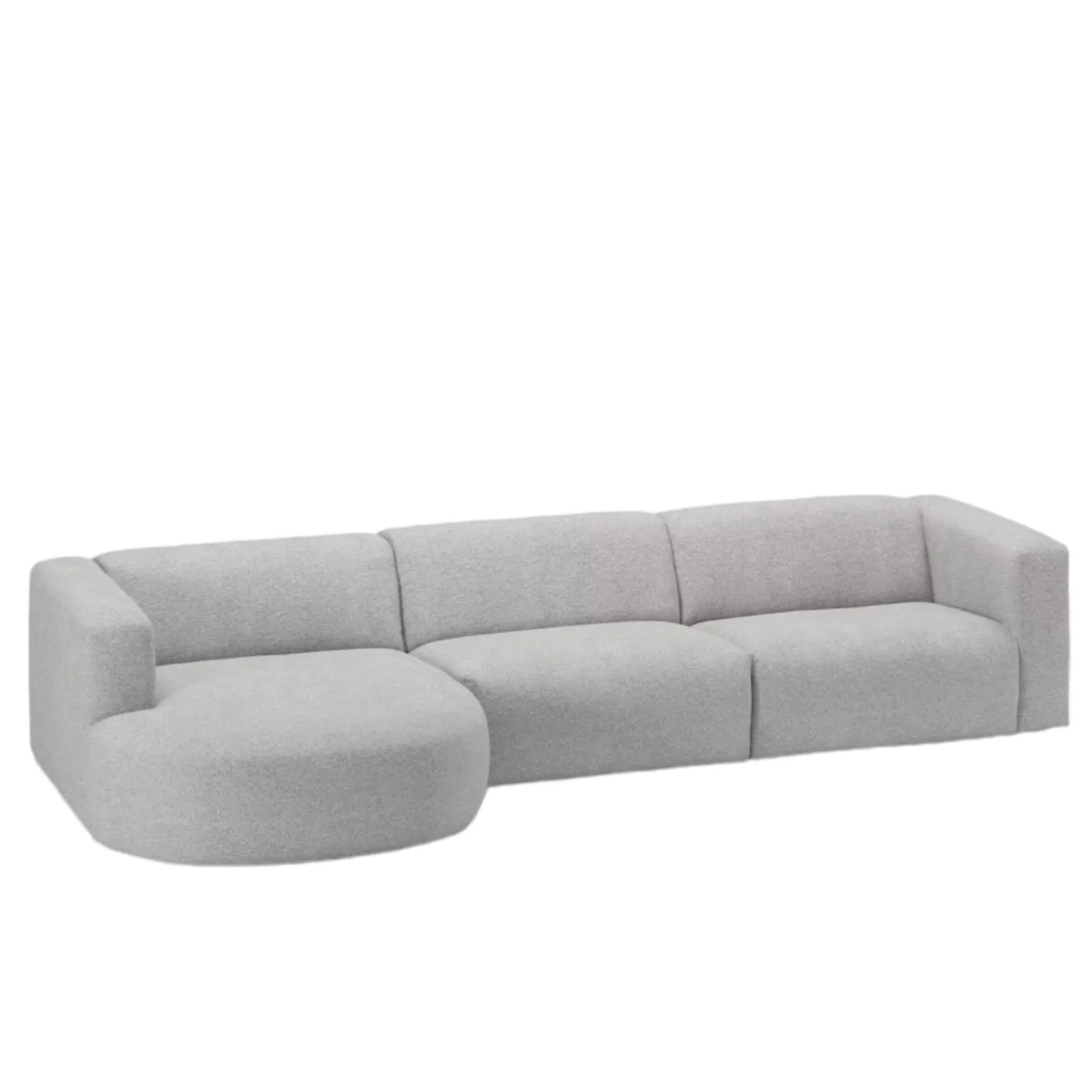 Amanda Sectional Curve Chaise Sofa