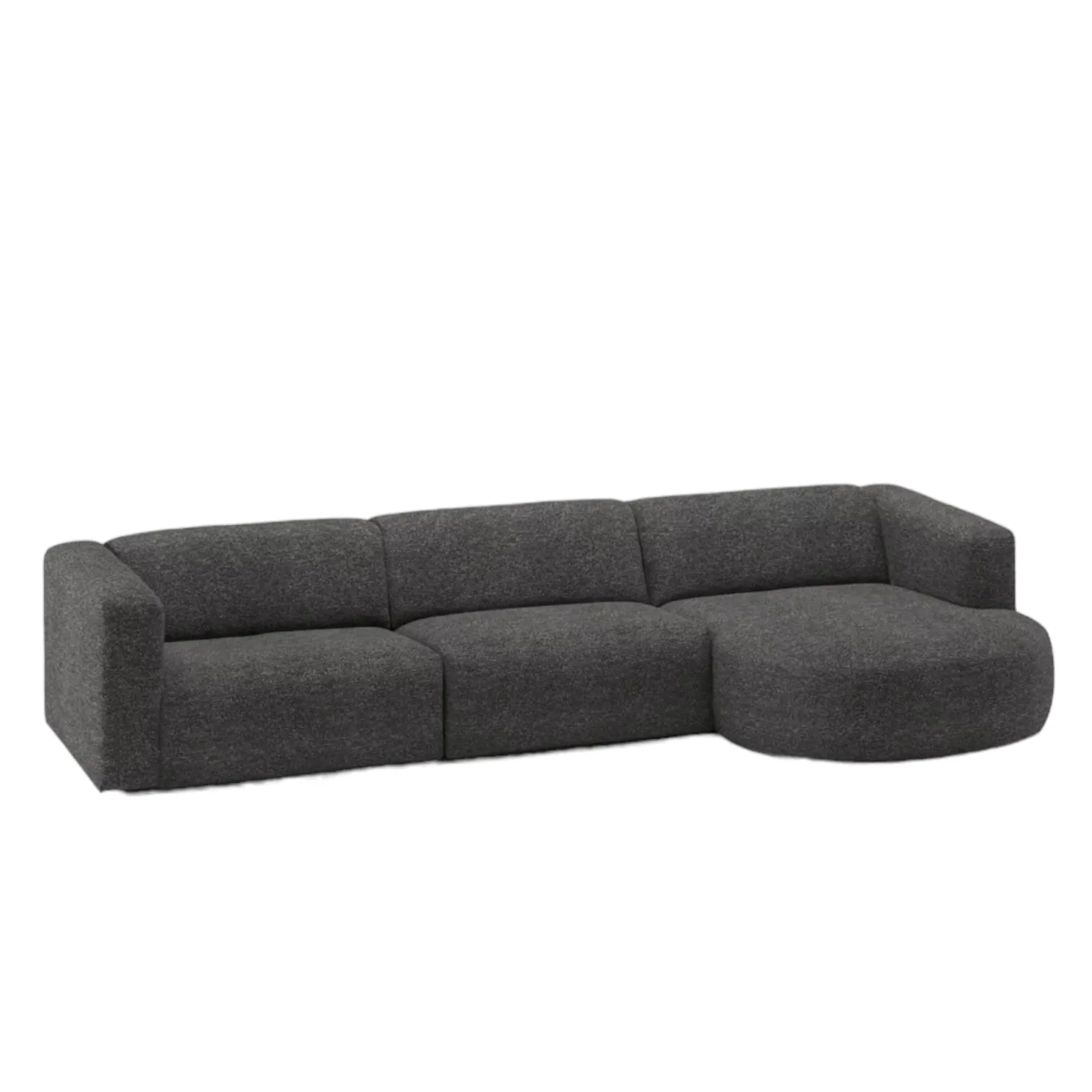 Amanda Sectional Curve Chaise Sofa
