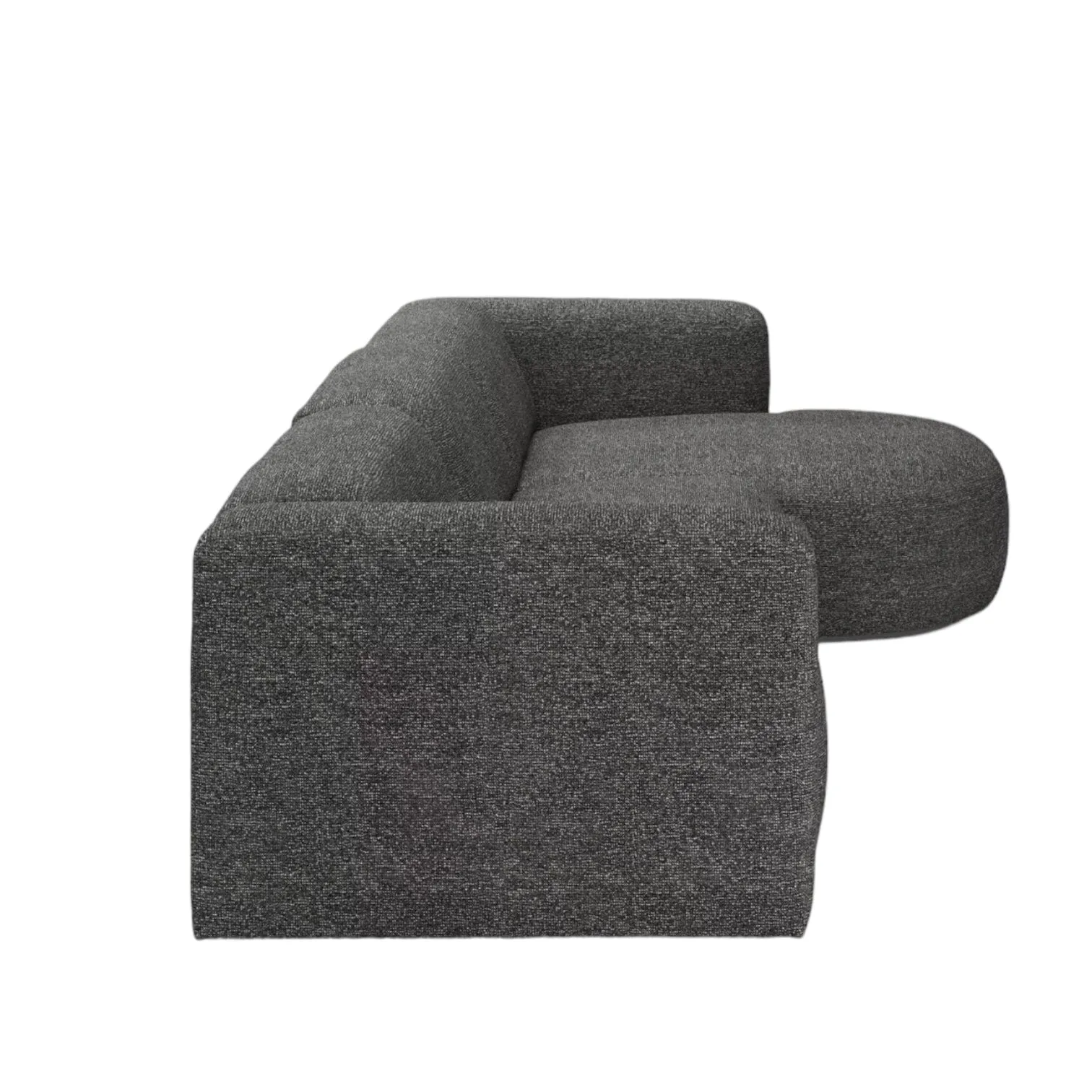 Amanda Sectional Curve Chaise Sofa