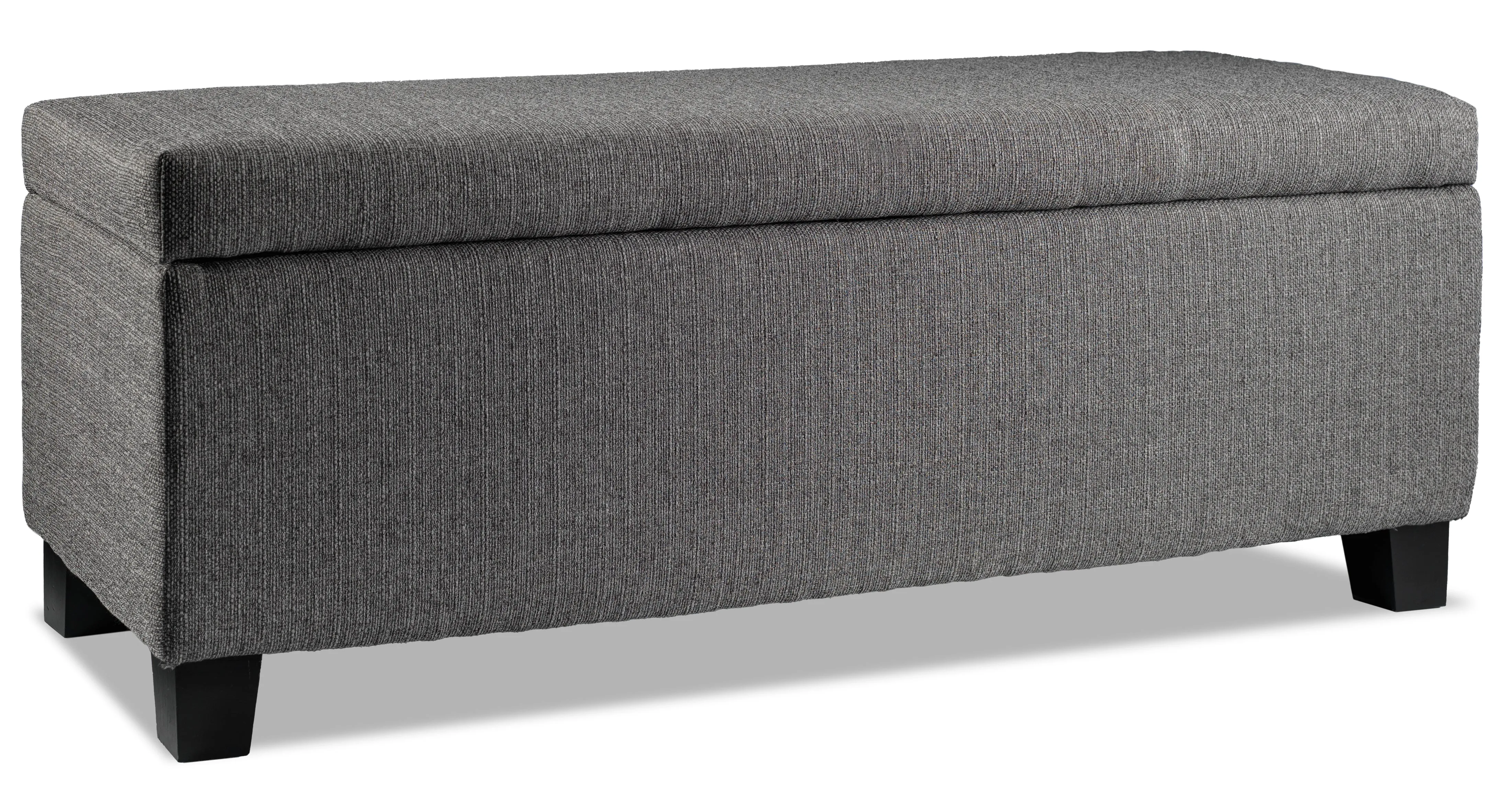 Amelio Ottoman - Dark Grey