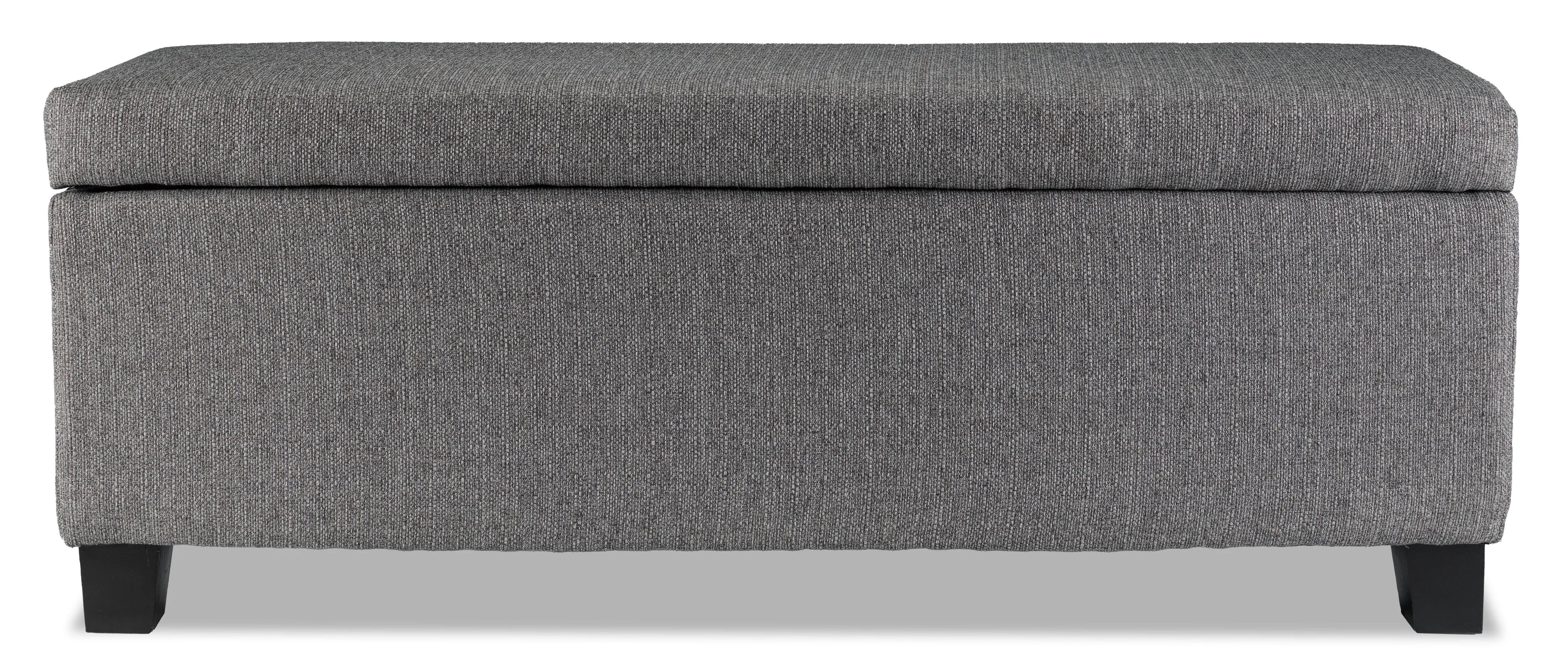 Amelio Ottoman - Dark Grey
