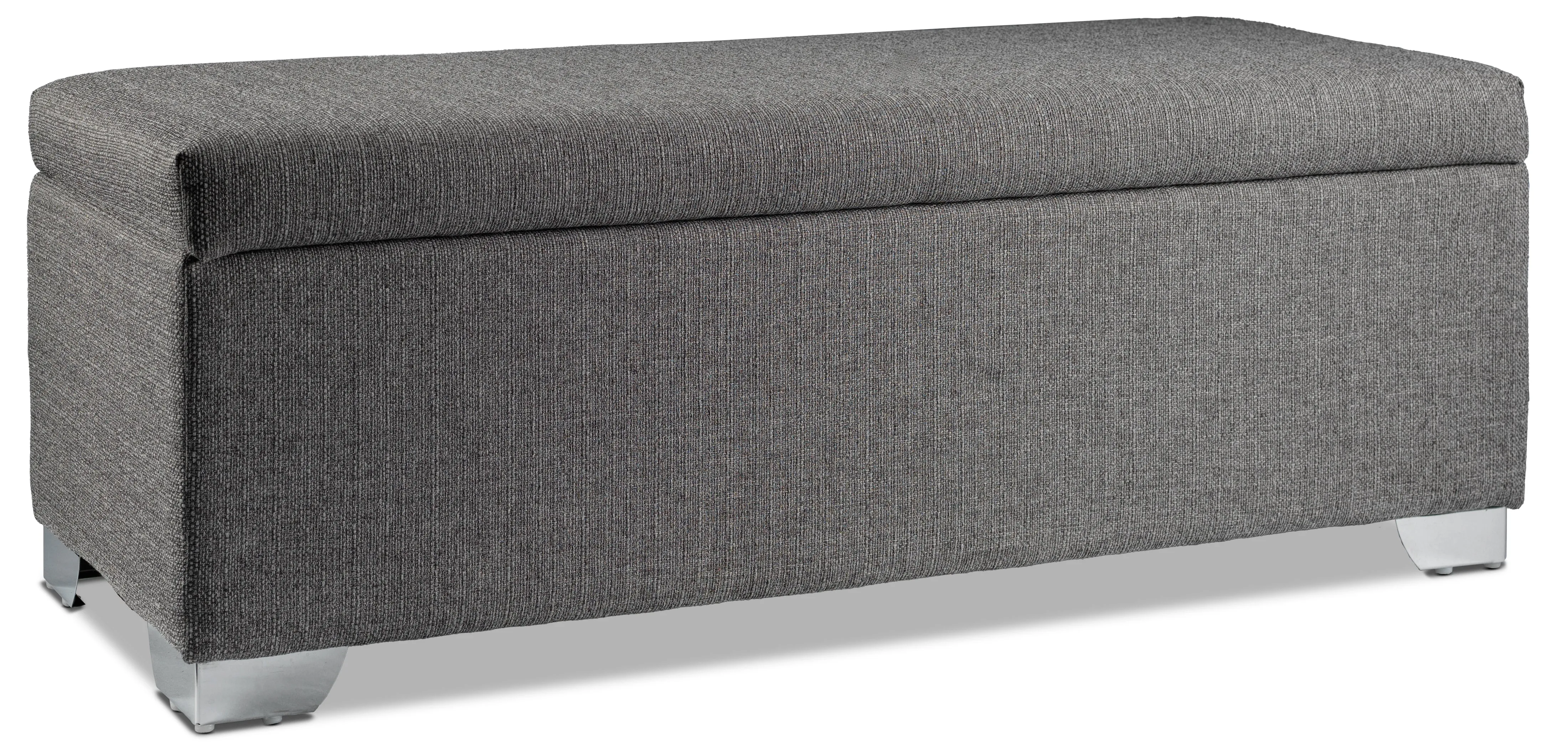 Amelio Ottoman - Dark Grey