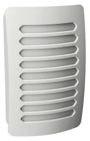 AmerTac Louver Decoplug NL-DPLV-W Night Light, 120 V, 0.9 W, LED Lamp, Warm White Light, 2 Lumens, 3000 K Color Temp :CD: QUANTITY: 1