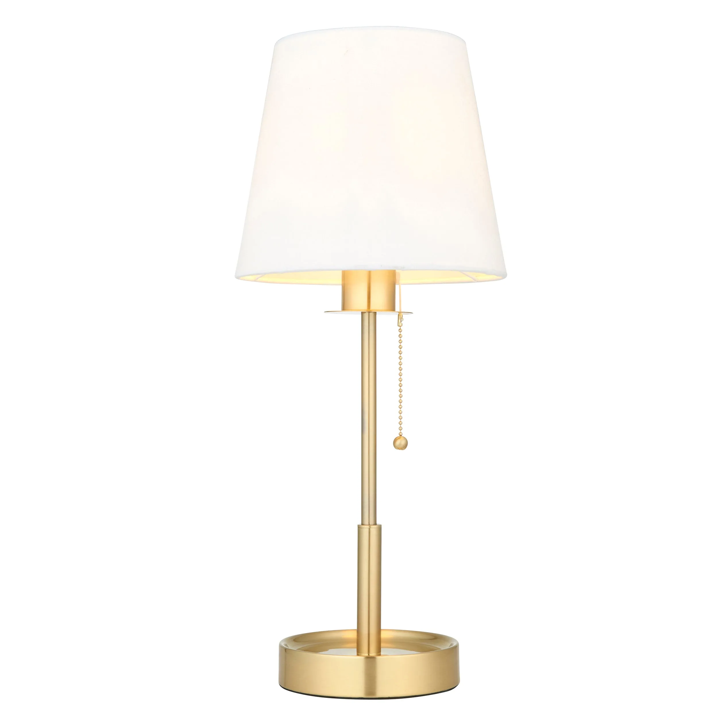 Amos Westminster Table Lamp Satin Brass