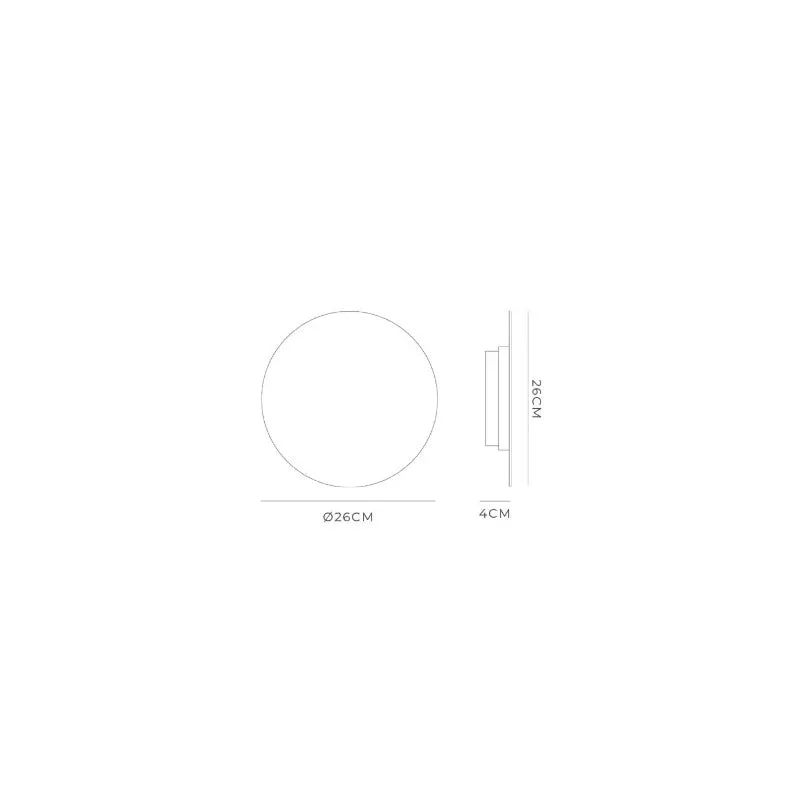 Architectural LED Disc Wall Light