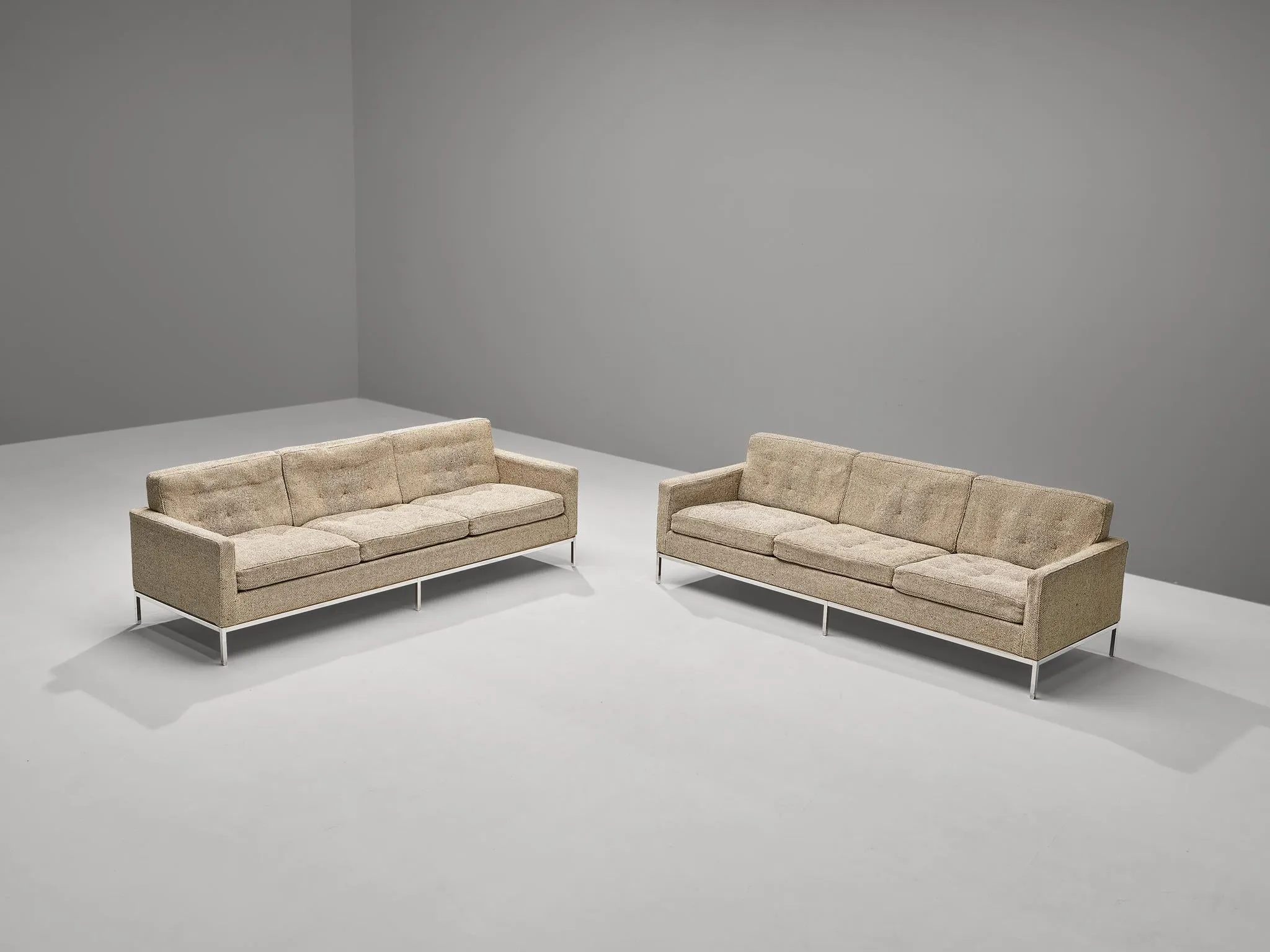 Artifort Sofas in Beige Wool