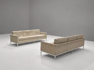 Artifort Sofas in Beige Wool