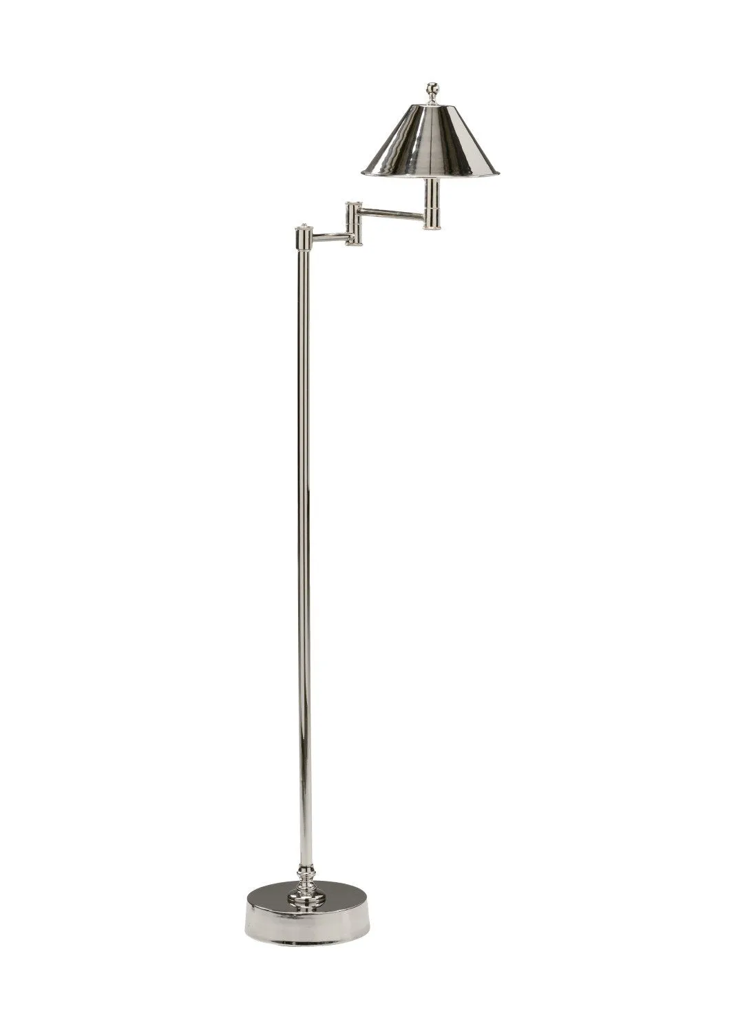Ashbourne Floor Lamp - Nickel