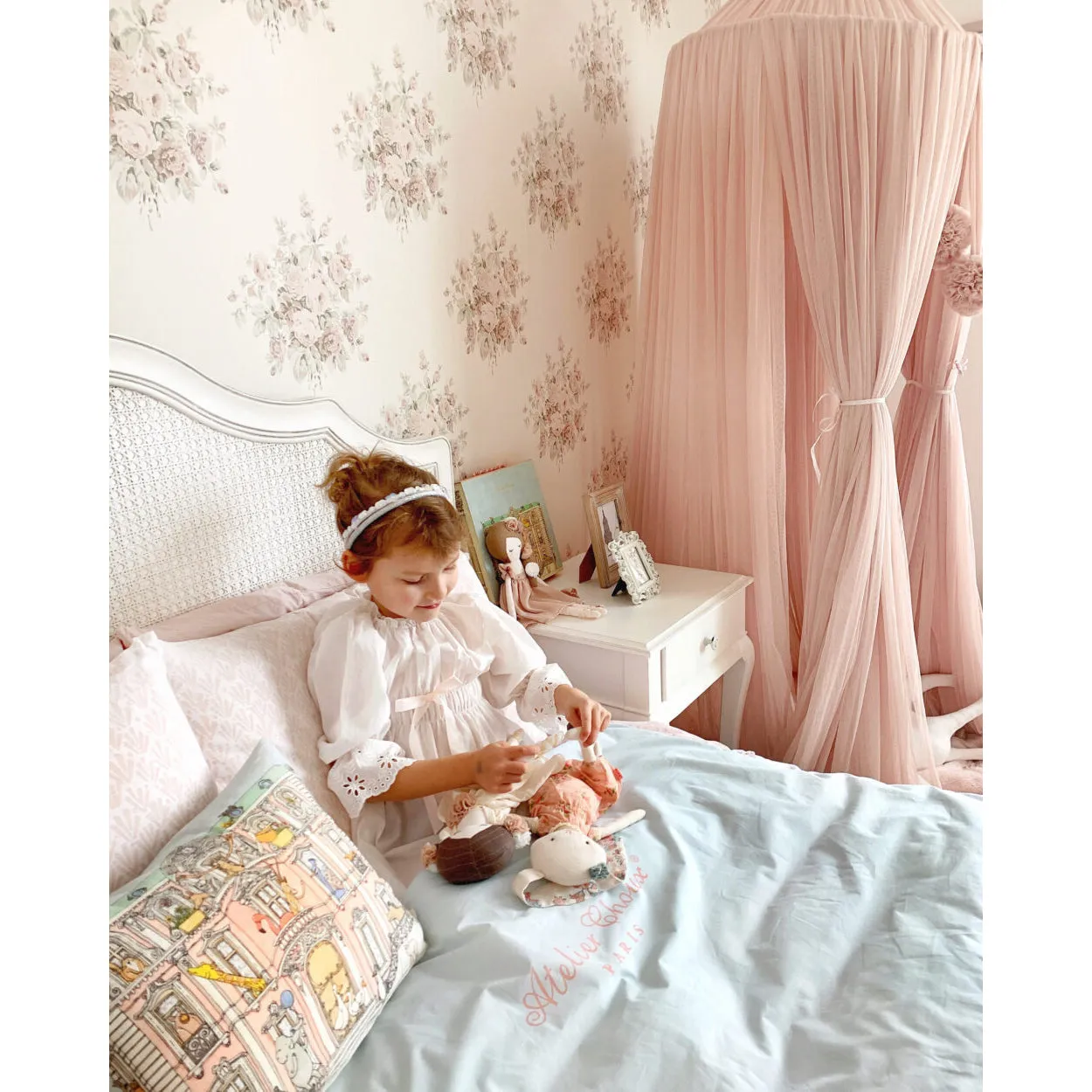 Atelier Choux Satin Cushion Monceau Mansion