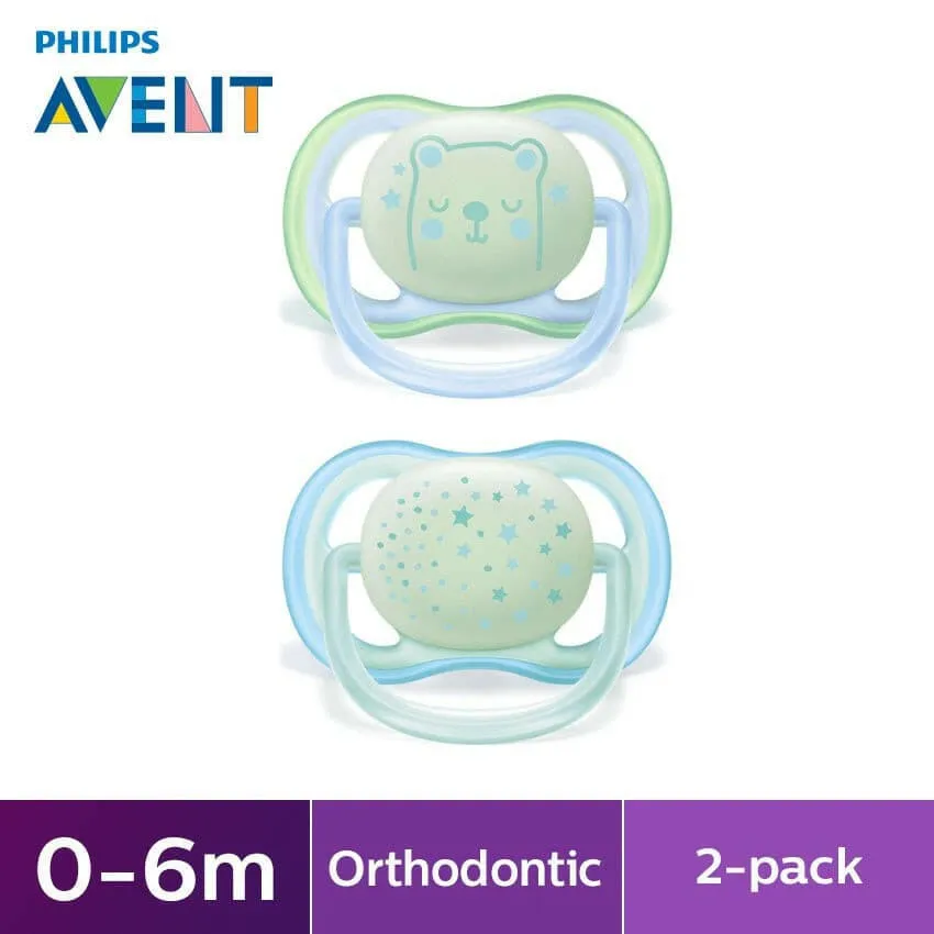 Avent Glow In The Dark Pacifier With Holes