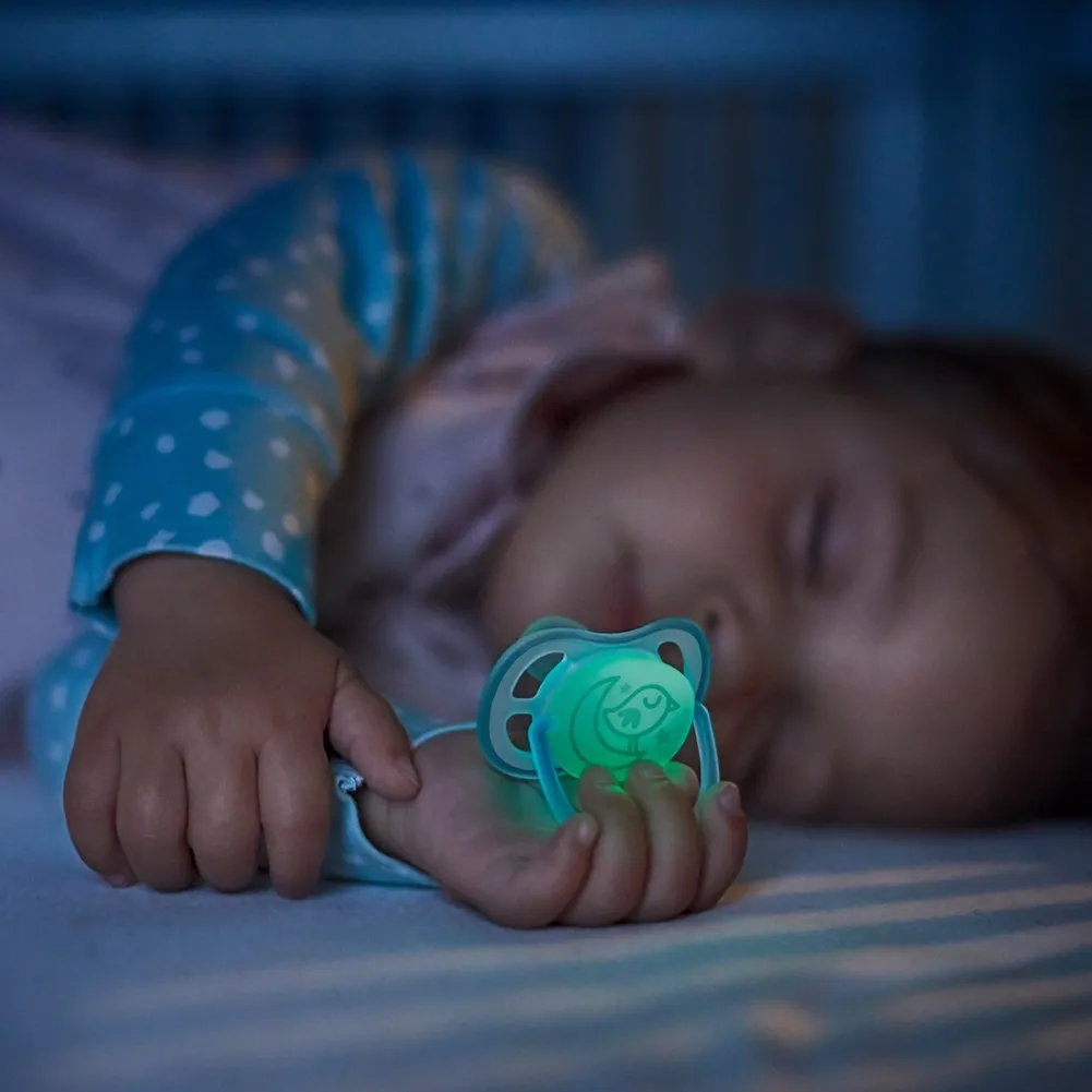 Avent Ultra Air Night Pacifiers - Blue (6-18 Months)