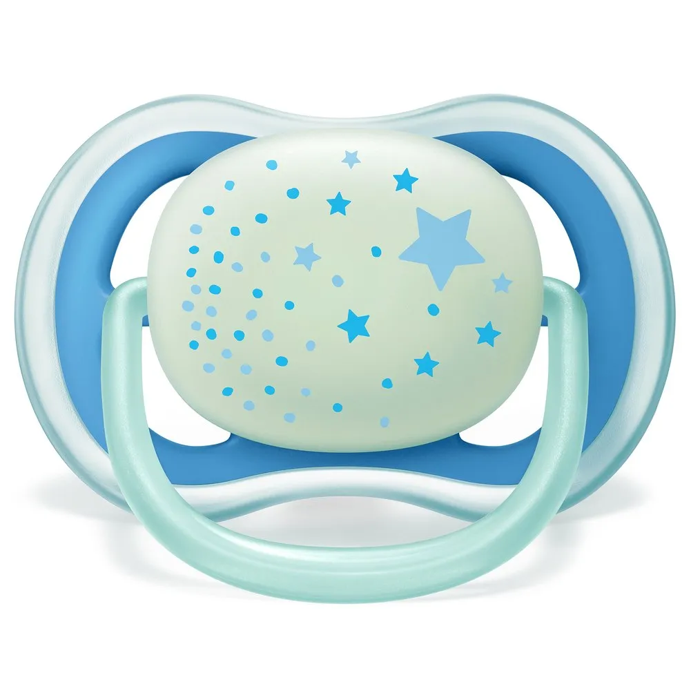 Avent Ultra Air Night Pacifiers - Blue (6-18 Months)