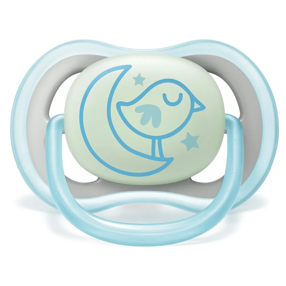 Avent Ultra Air Night Pacifiers - Blue (6-18 Months)