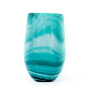 Azure Swirl Vase